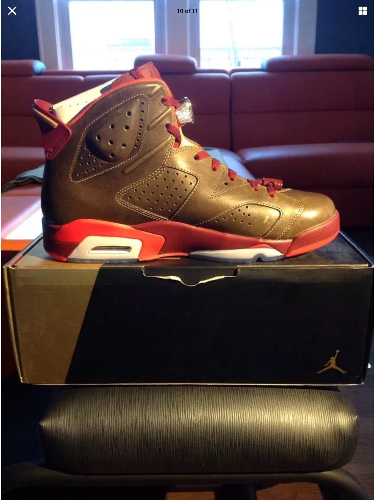 Nike AIR JORDAN 6 Cigar Size US 10.5 / EU 43-44 - 10 Thumbnail