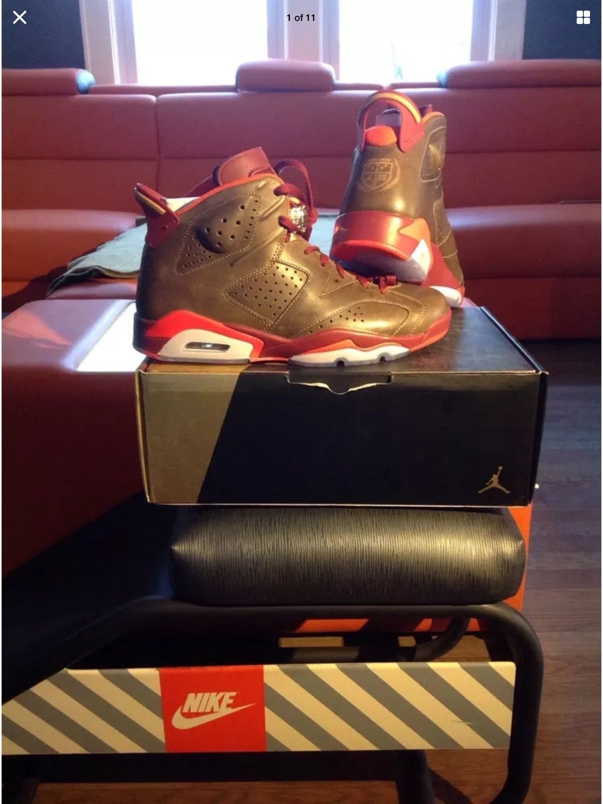Nike AIR JORDAN 6 Cigar Size US 10.5 / EU 43-44 - 3 Thumbnail