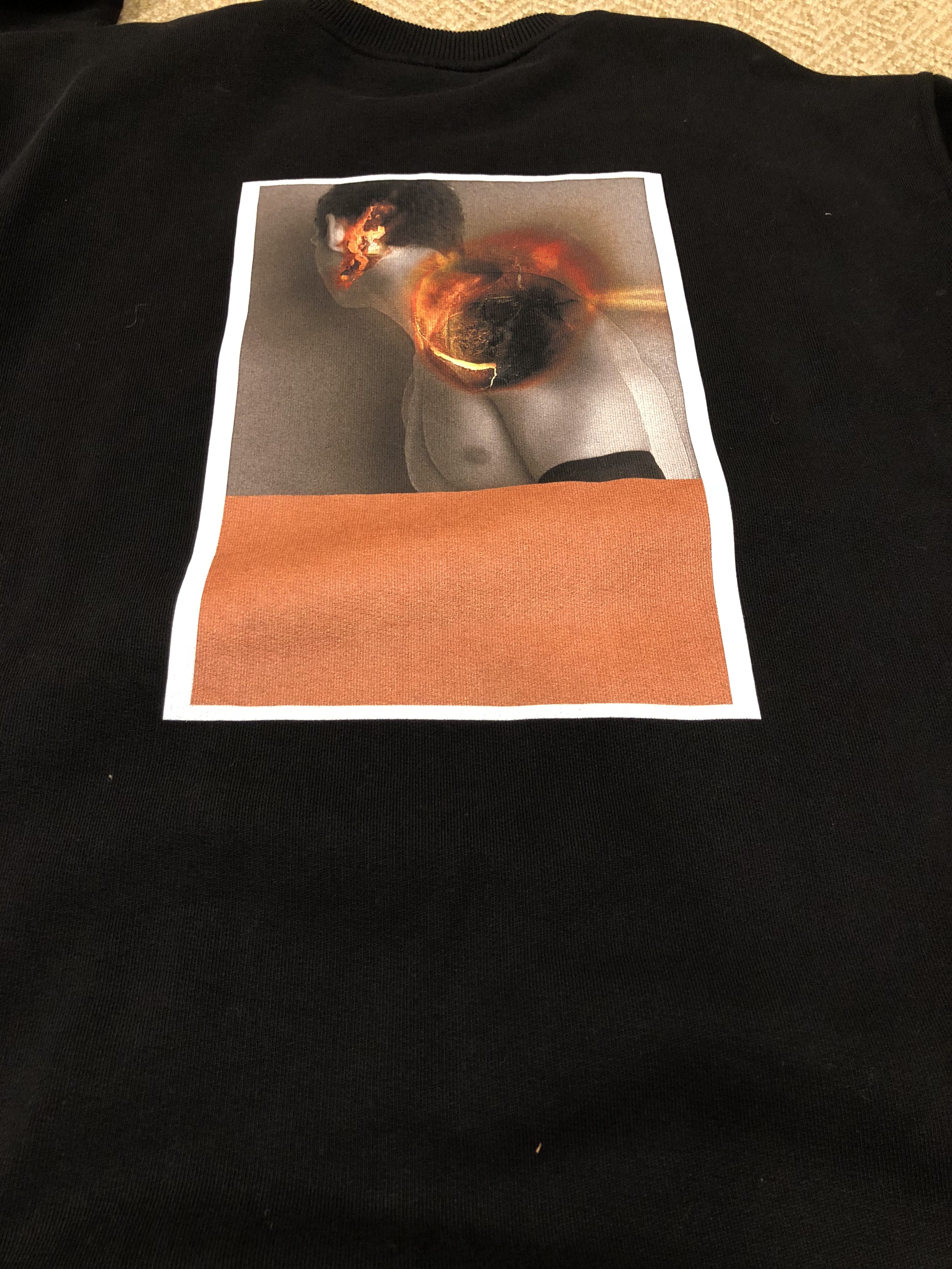 Givenchy Givenchy Burning Man Sweatshirt Size US M / EU 48-50 / 2 - 1 Thumbnail
