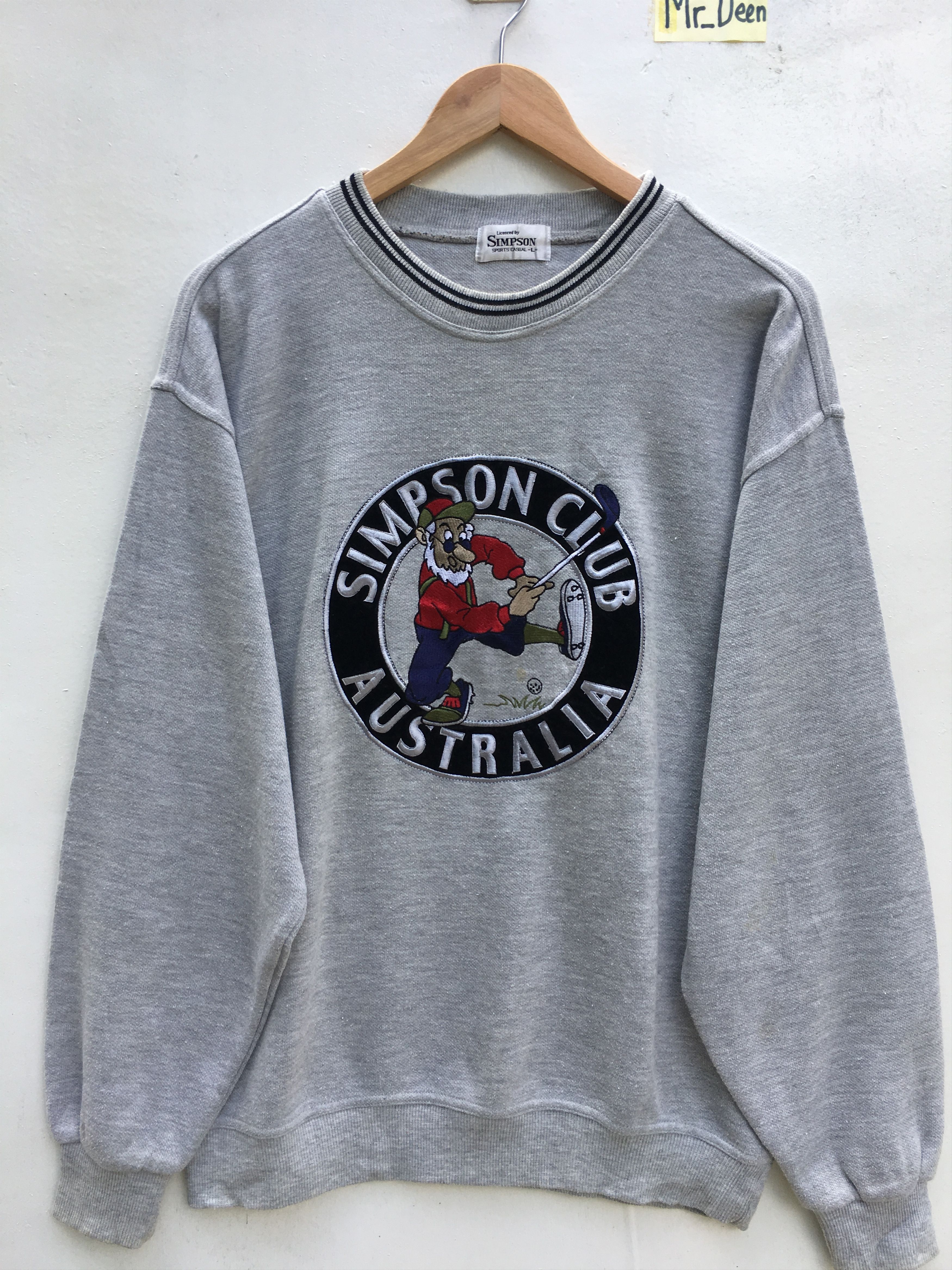 The Simpsons Vintage 1990 The Simpson’s Bart Simpson Sweatshirt Campus Size US L / EU 52-54 / 3 - 1 Thumbnail