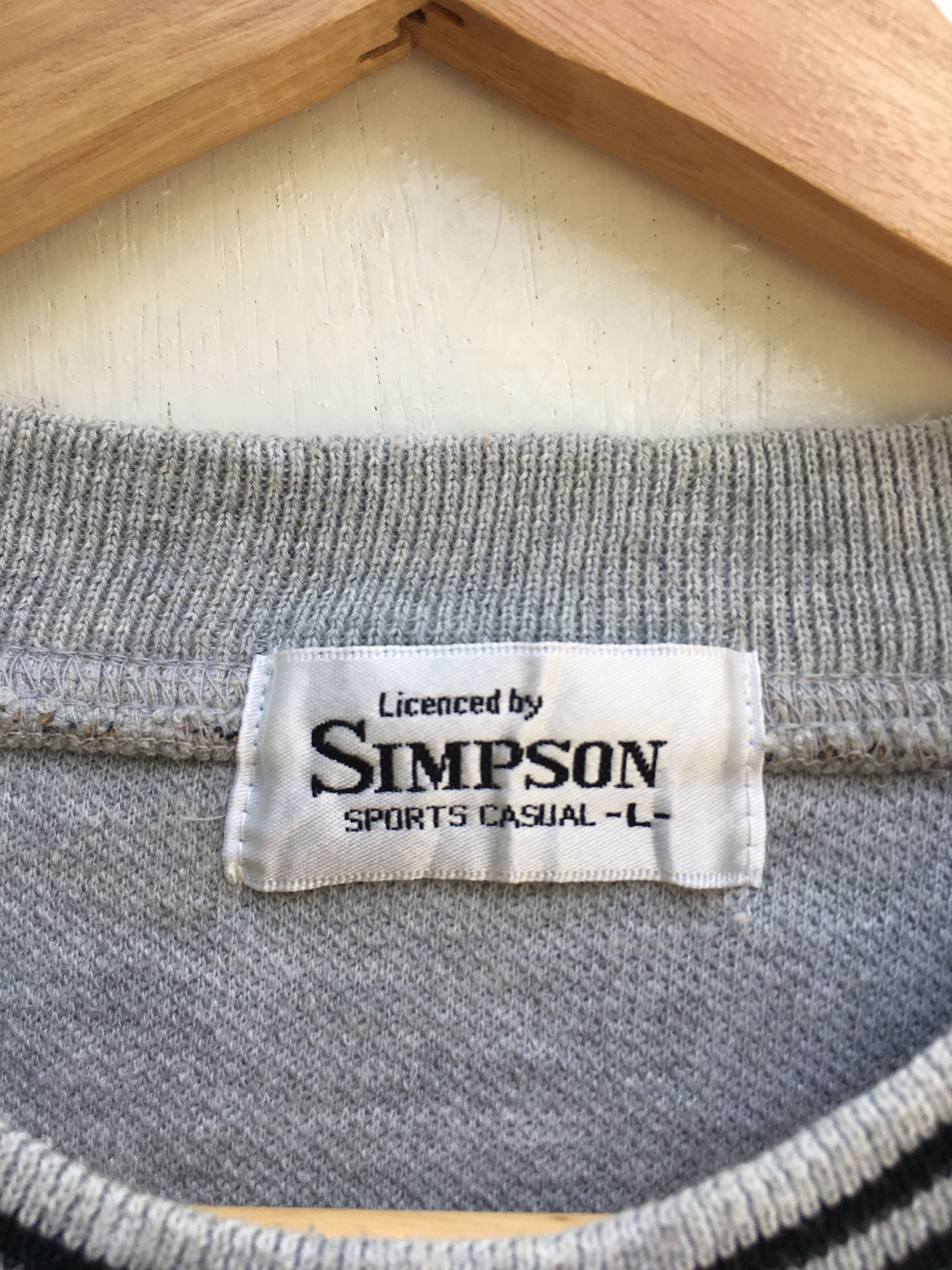 The Simpsons Vintage 1990 The Simpson’s Bart Simpson Sweatshirt Campus Size US L / EU 52-54 / 3 - 5 Thumbnail