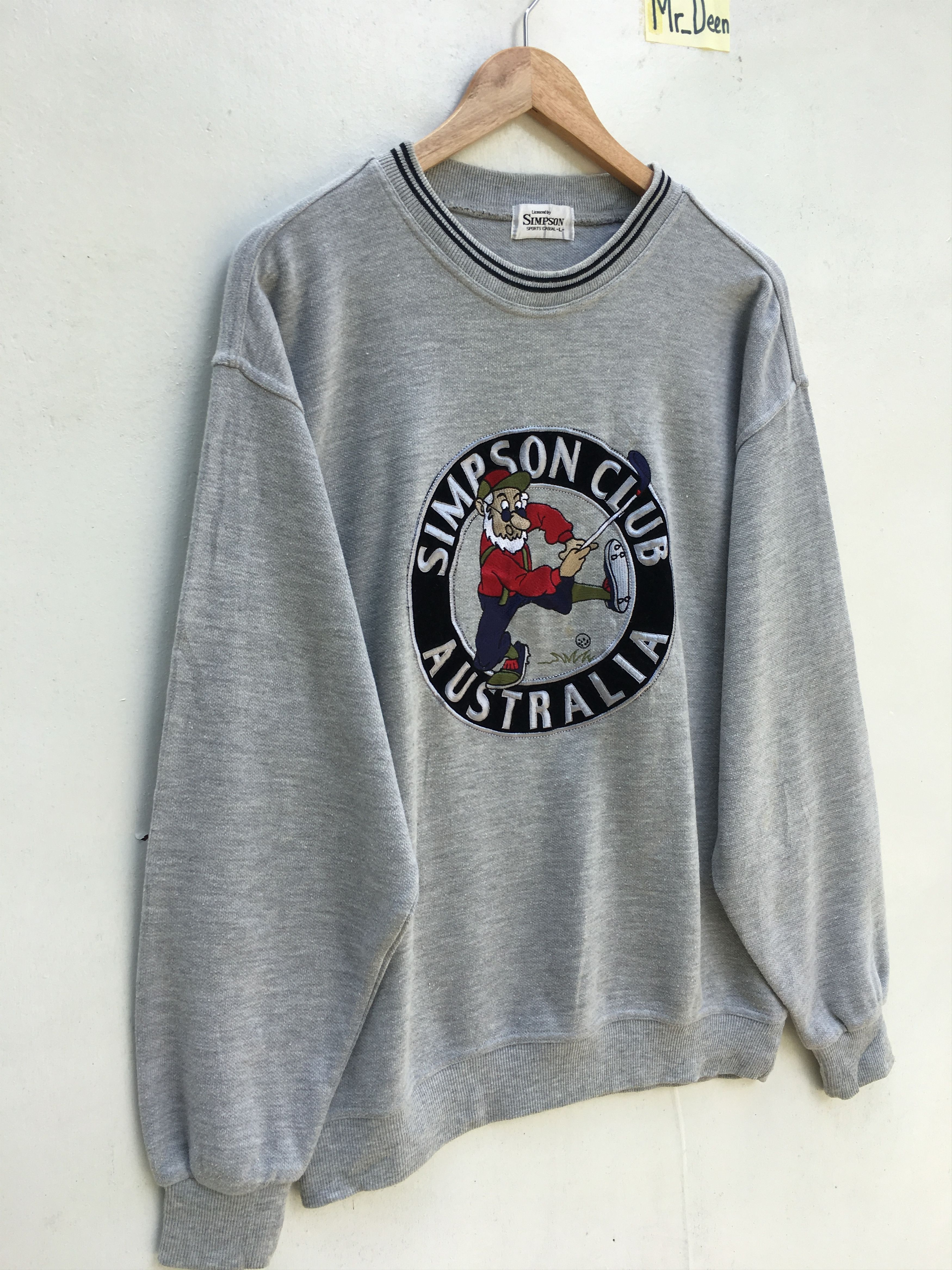The Simpsons Vintage 1990 The Simpson’s Bart Simpson Sweatshirt Campus Size US L / EU 52-54 / 3 - 2 Thumbnail