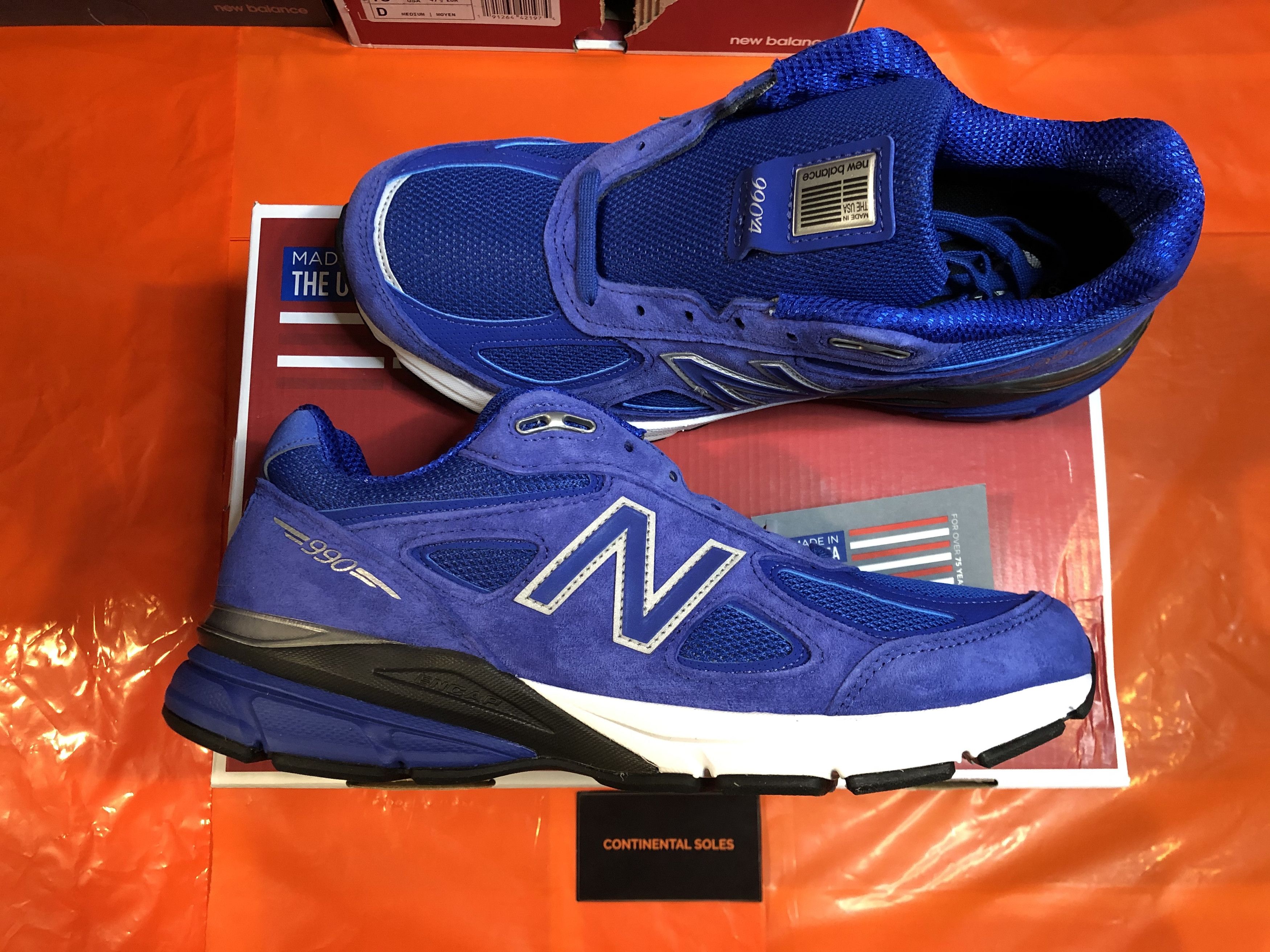 New Balance New Balance 990V4 Royal Blue Suede M990RY4 Size 9.5 Grailed