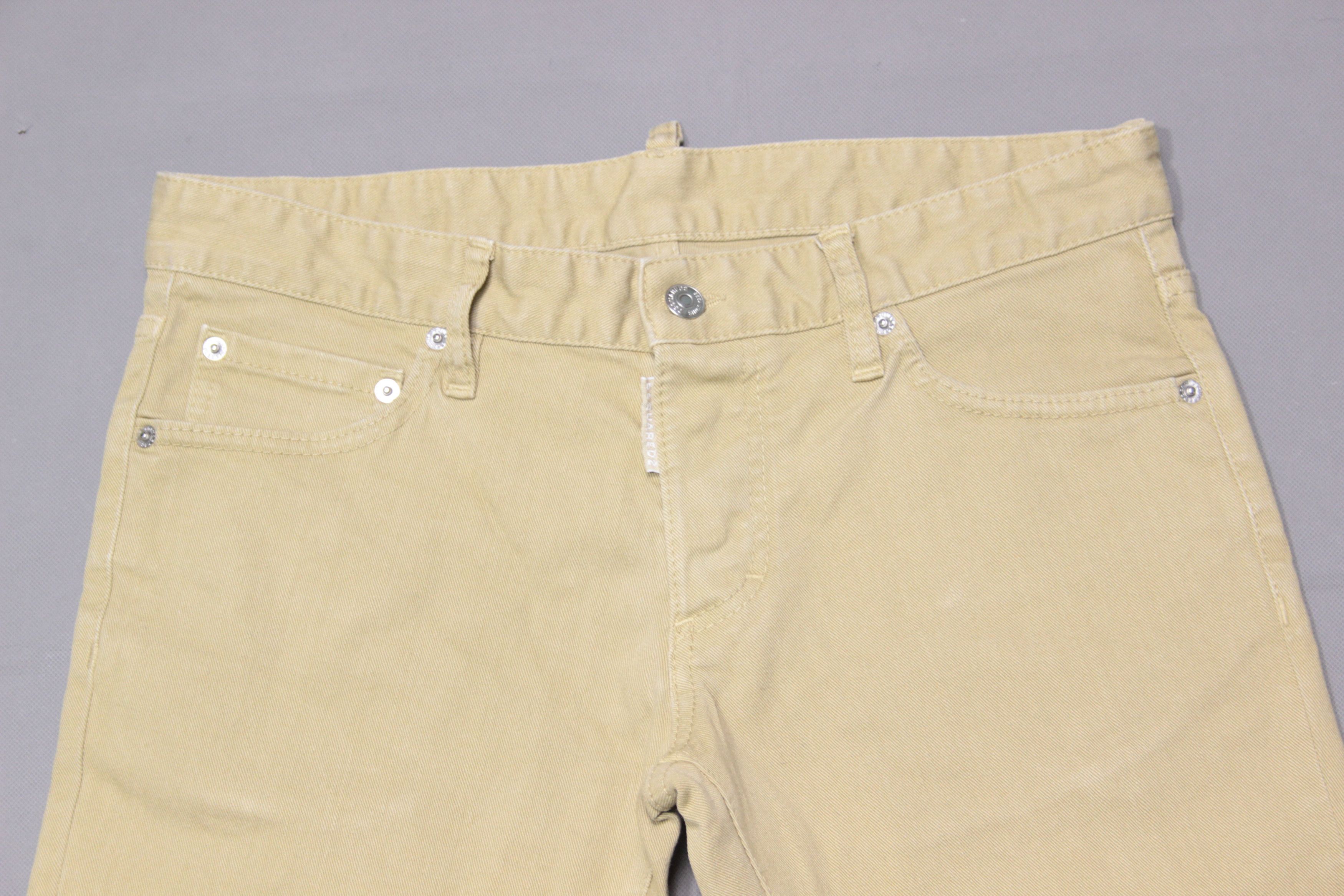 Dsquared2 Logo Sand Cropped Slim Jeans Size US 32 / EU 48 - 3 Thumbnail