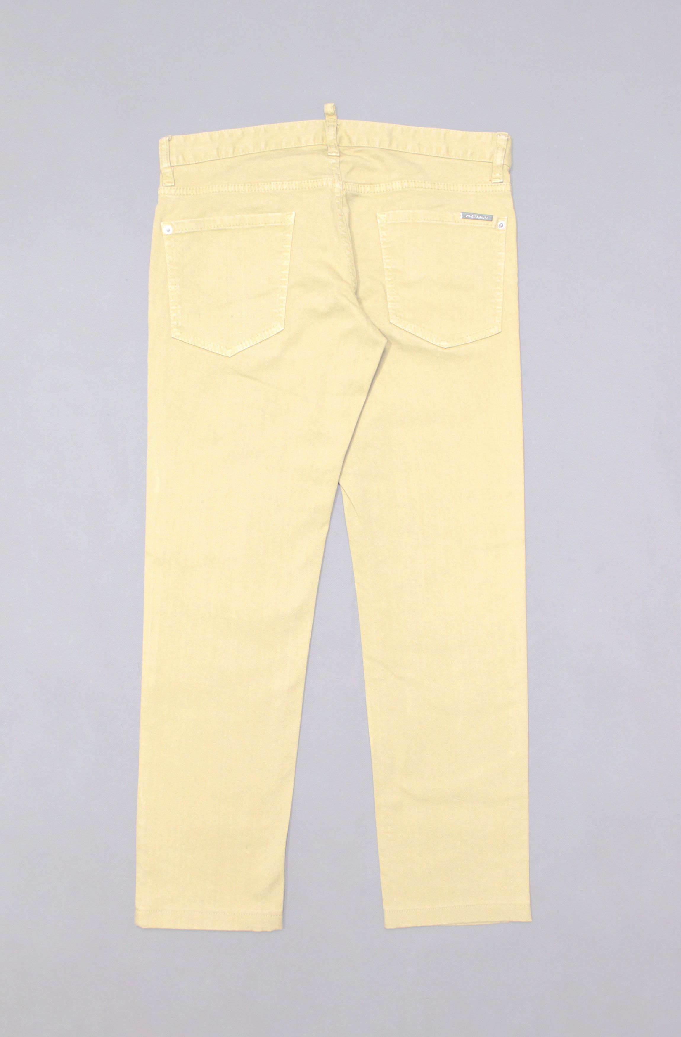 Dsquared2 Logo Sand Cropped Slim Jeans Size US 32 / EU 48 - 2 Thumbnail