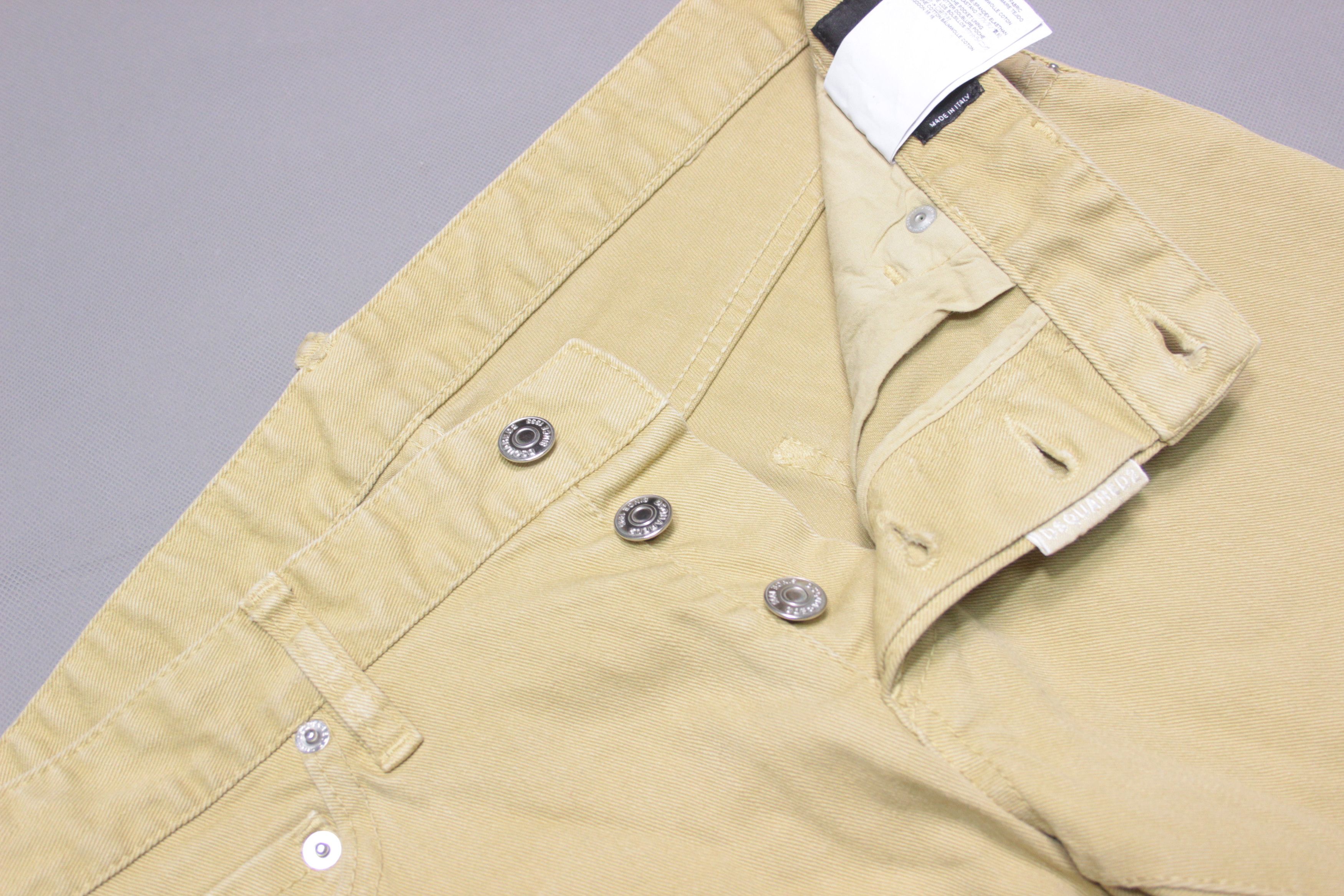 Dsquared2 Logo Sand Cropped Slim Jeans Size US 32 / EU 48 - 9 Thumbnail