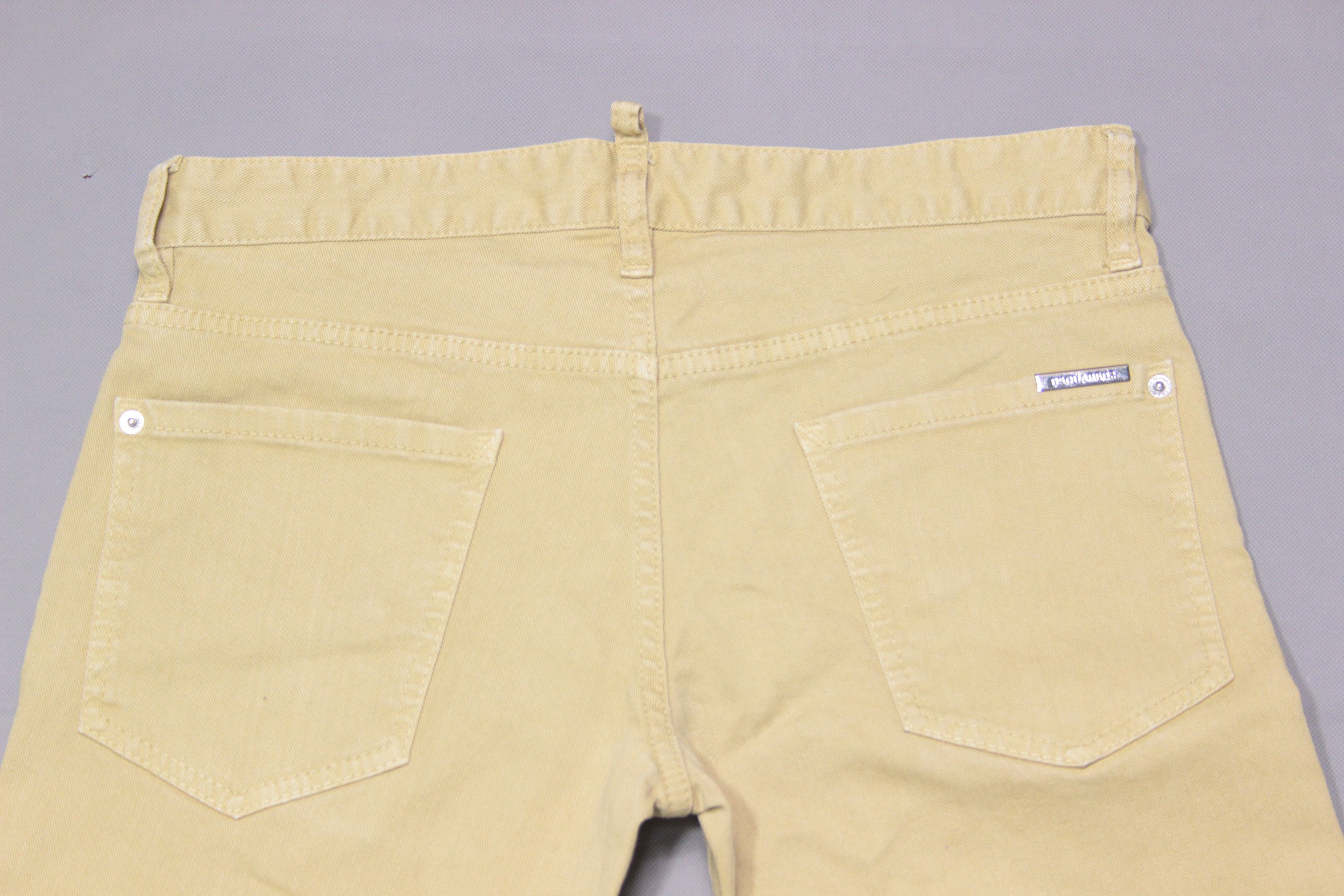 Dsquared2 Logo Sand Cropped Slim Jeans Size US 32 / EU 48 - 4 Thumbnail