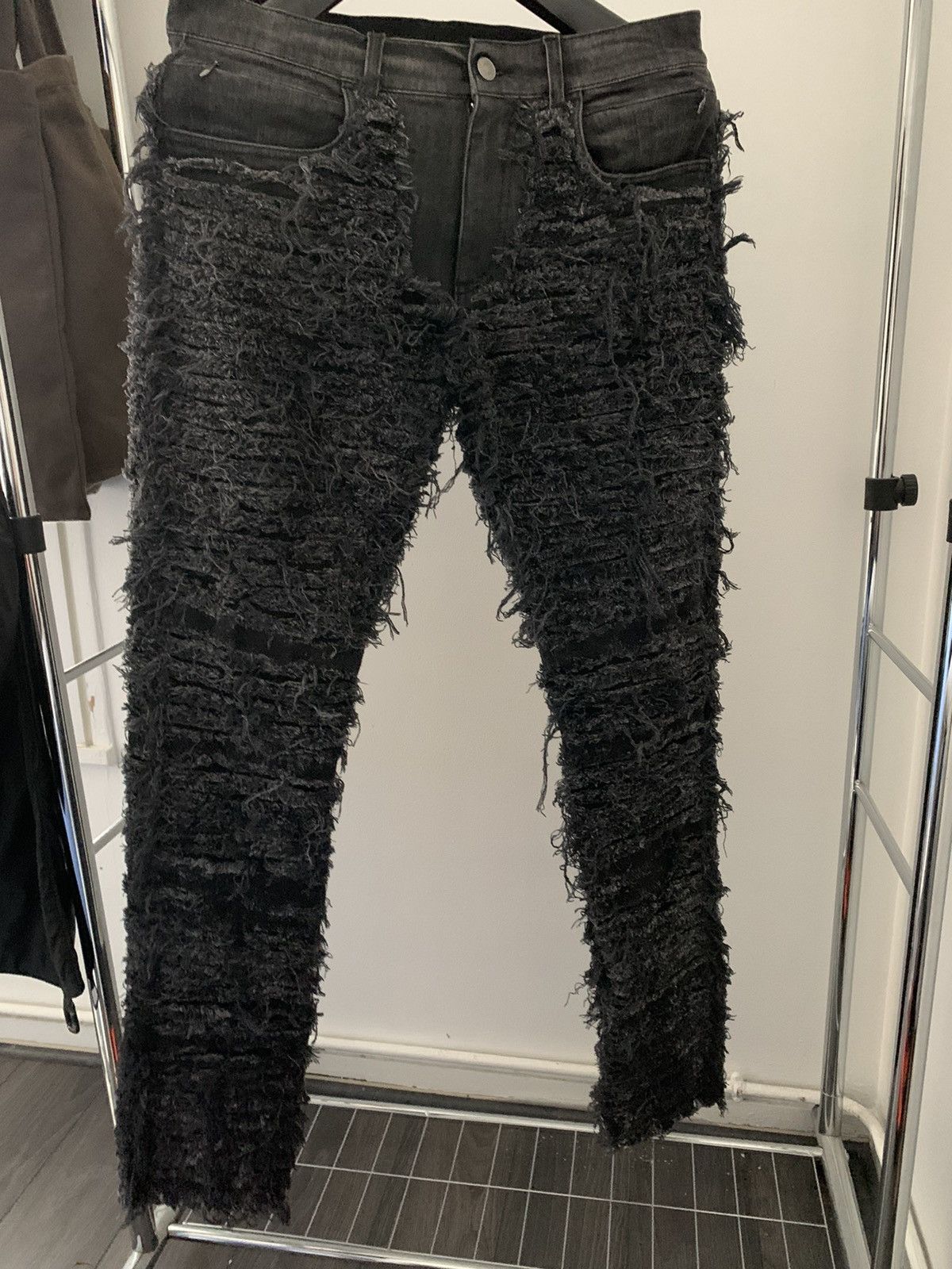 Alyx Blackmeans Distressed denim Jeans Size US 32 / EU 48 - 1 Thumbnail