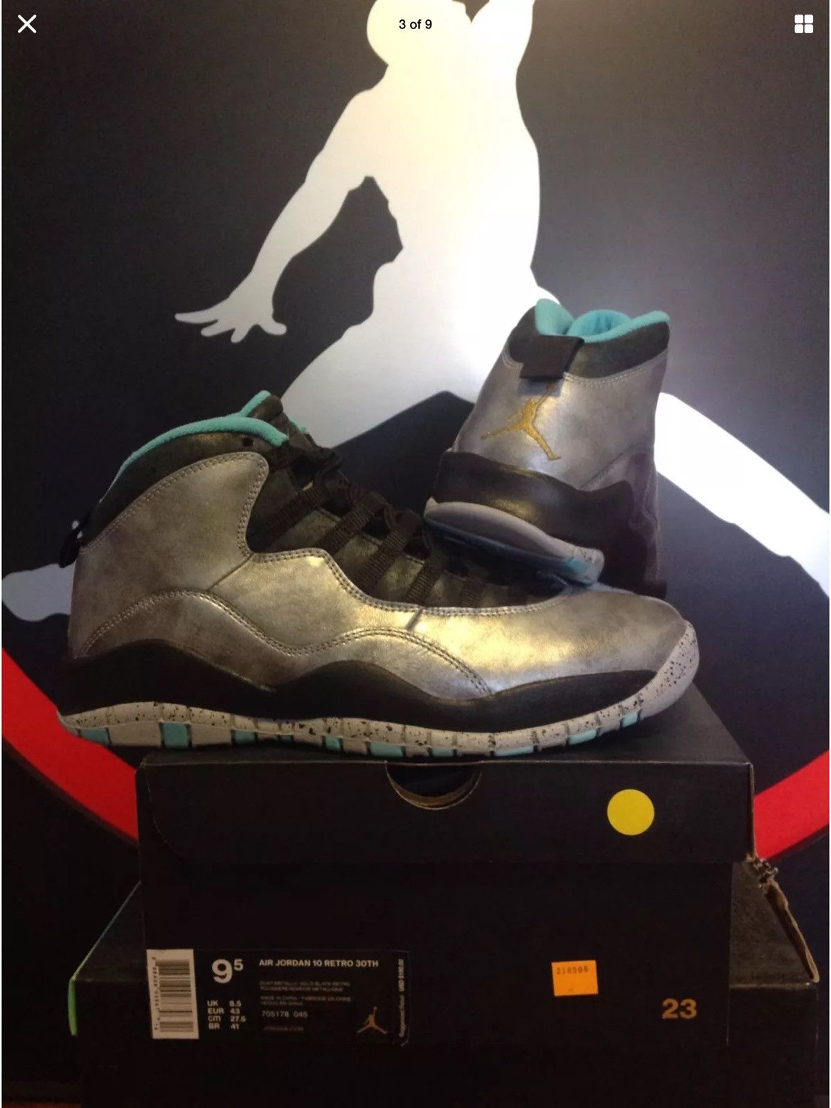 Nike AIR JORDAN 10 Lady Liberty Size US 9.5 / EU 42-43 - 3 Thumbnail