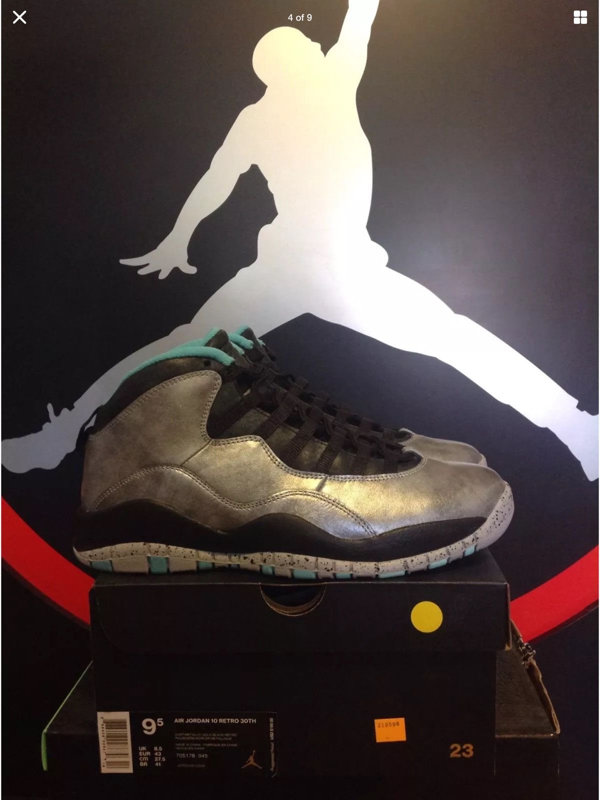 Nike AIR JORDAN 10 Lady Liberty Size US 9.5 / EU 42-43 - 2 Thumbnail