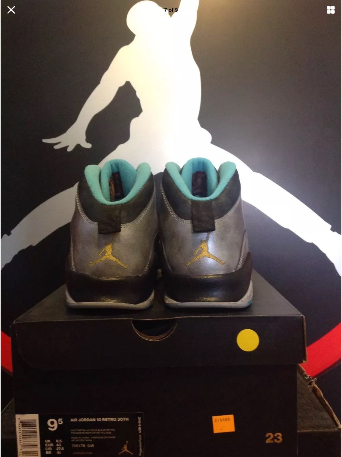 Nike AIR JORDAN 10 Lady Liberty Size US 9.5 / EU 42-43 - 5 Thumbnail