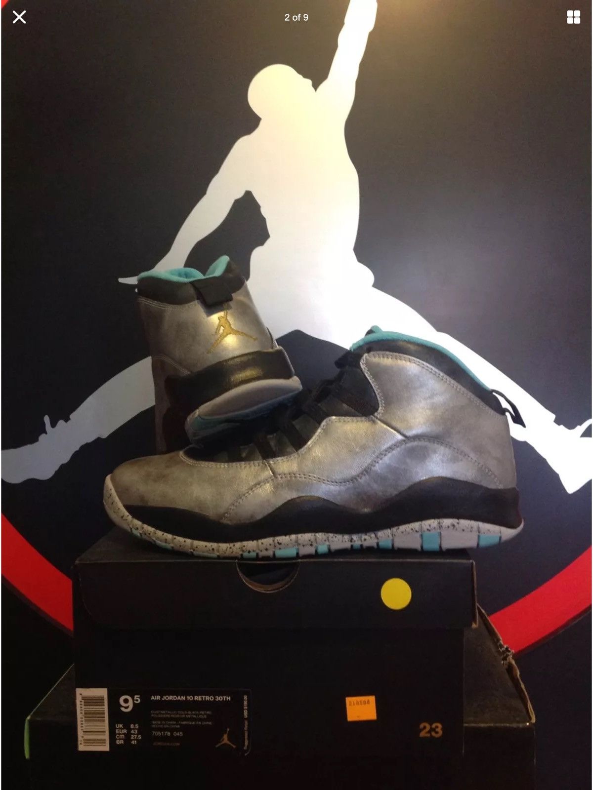 Nike AIR JORDAN 10 Lady Liberty Size US 9.5 / EU 42-43 - 4 Thumbnail