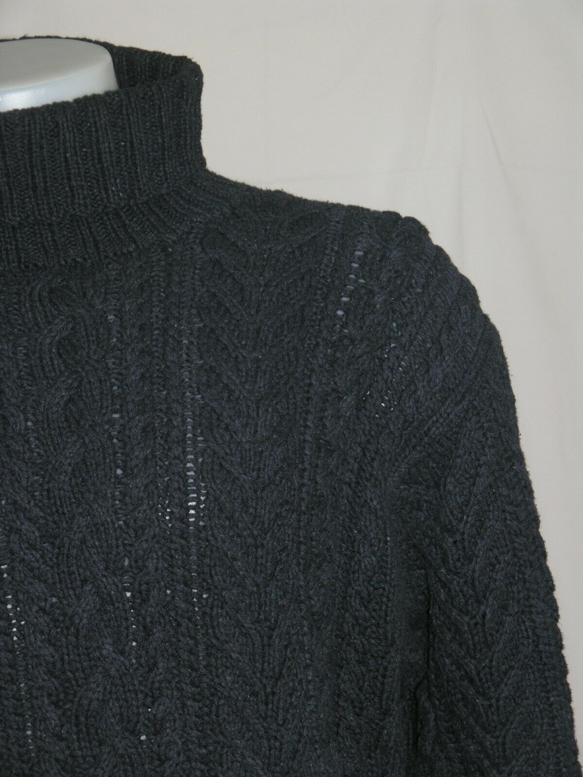 Vintage Cable Knit Nautical Hand Knit Sweater Size L Tops