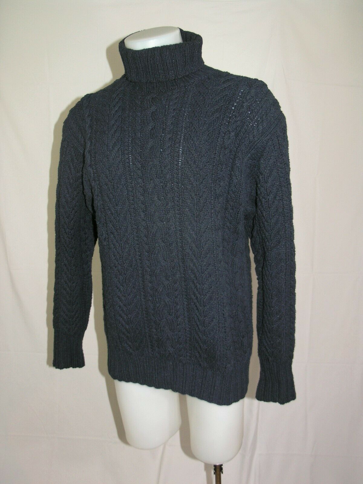 Vintage Cable Knit Nautical Hand Knit Sweater Size L Tops