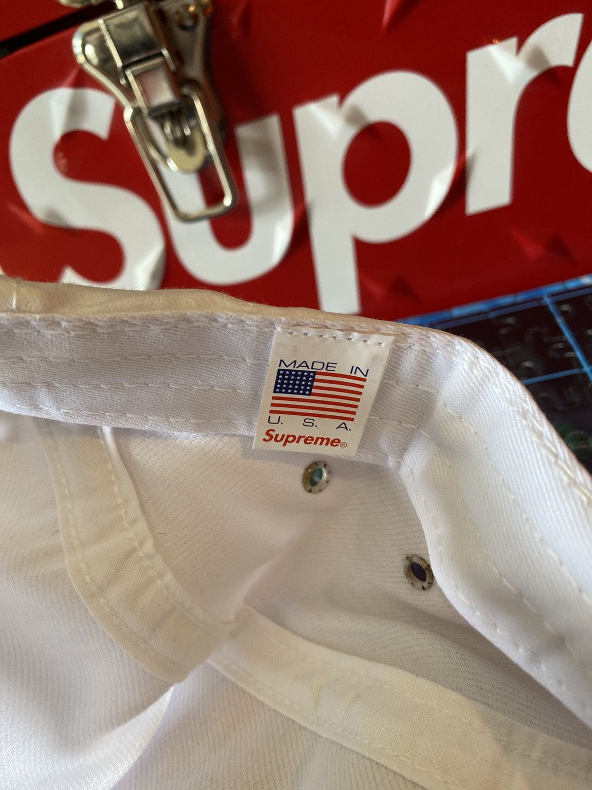 Supreme Box Logo Camp Cap Size ONE SIZE - 2 Thumbnail