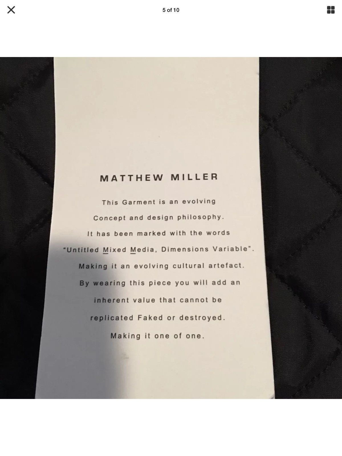 Matthew Miller Tyler Motorcycle/Biker Jacket Size US L / EU 52-54 / 3 - 5 Thumbnail