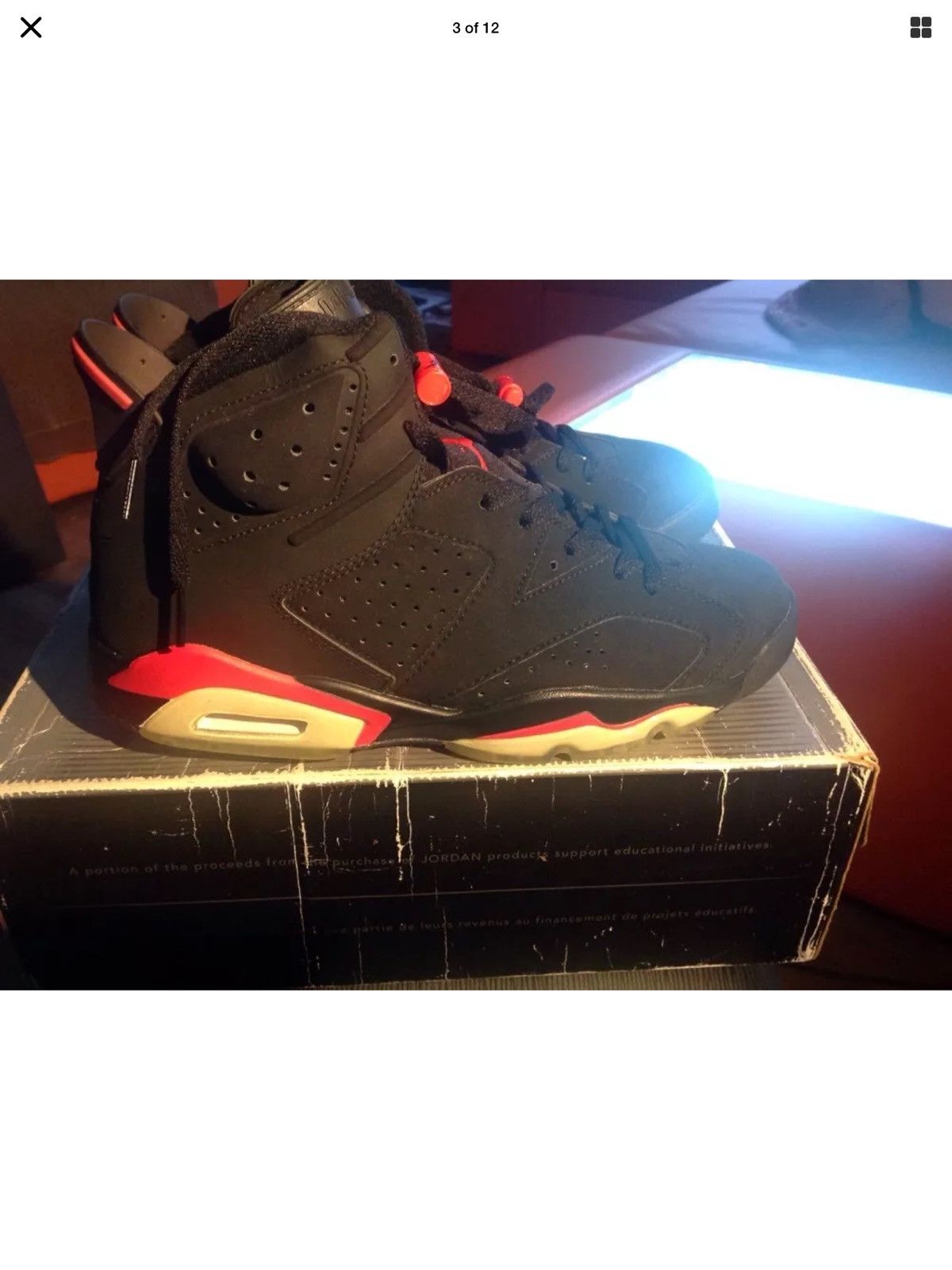 Nike AIR JORDAN 6 OG 2000 Nike Air Size US 10.5 / EU 43-44 - 3 Thumbnail