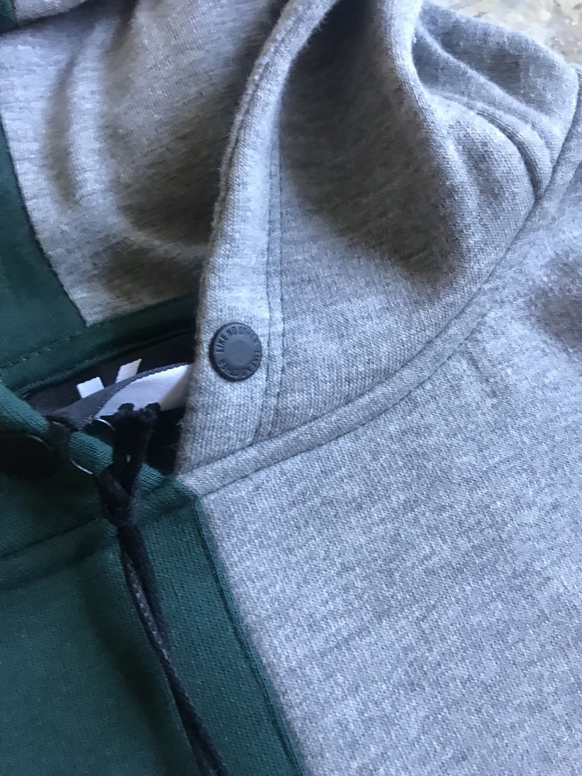 Kappa Kappa x Kontroll Green, Grey Contrast Hoodie Size US S / EU 44-46 / 1 - 11 Thumbnail