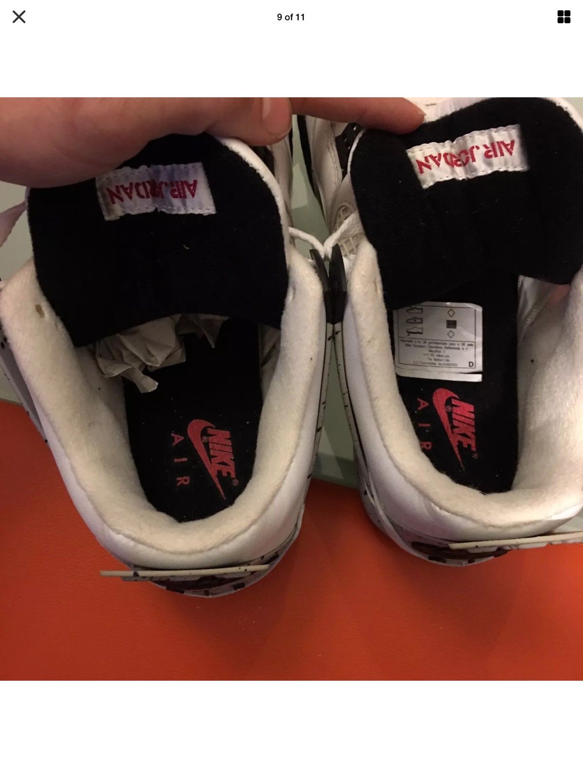 Nike AIR JORDAN 4 OG 1999 White Cement BNIB Some Flaws Uppers Are DS Size US 10.5 / EU 43-44 - 9 Thumbnail