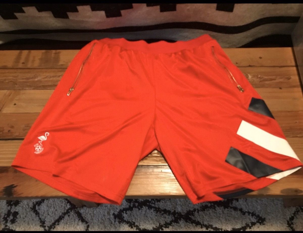 Kith x Adidas Flamingos Shorts (Away)