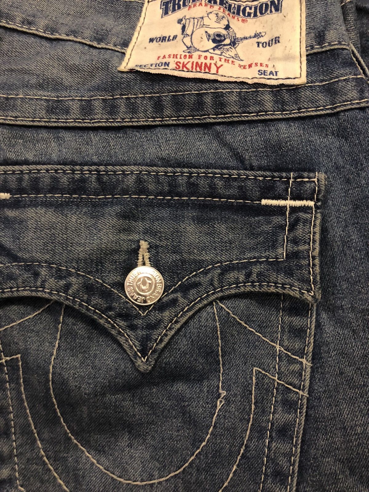True Religion True Religion Skinny Denim Jeans Size US 36 / EU 52 - 3 Thumbnail