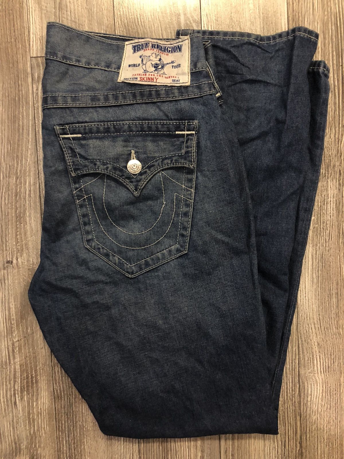 True Religion True Religion Skinny Denim Jeans Size US 36 / EU 52 - 2 Thumbnail