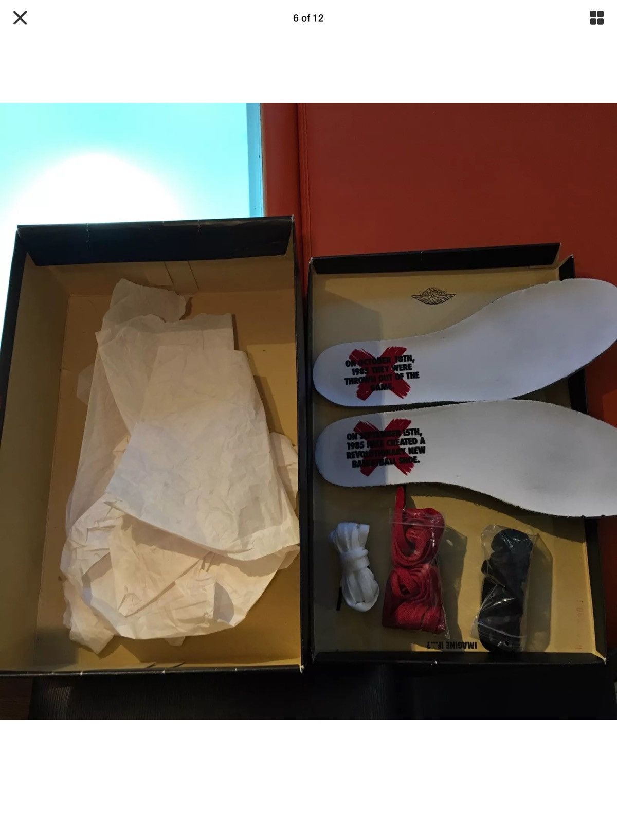 Nike AIR JORDAN 1 Banned OG 2011 DS BNIB Size US 10.5 / EU 43-44 - 6 Thumbnail