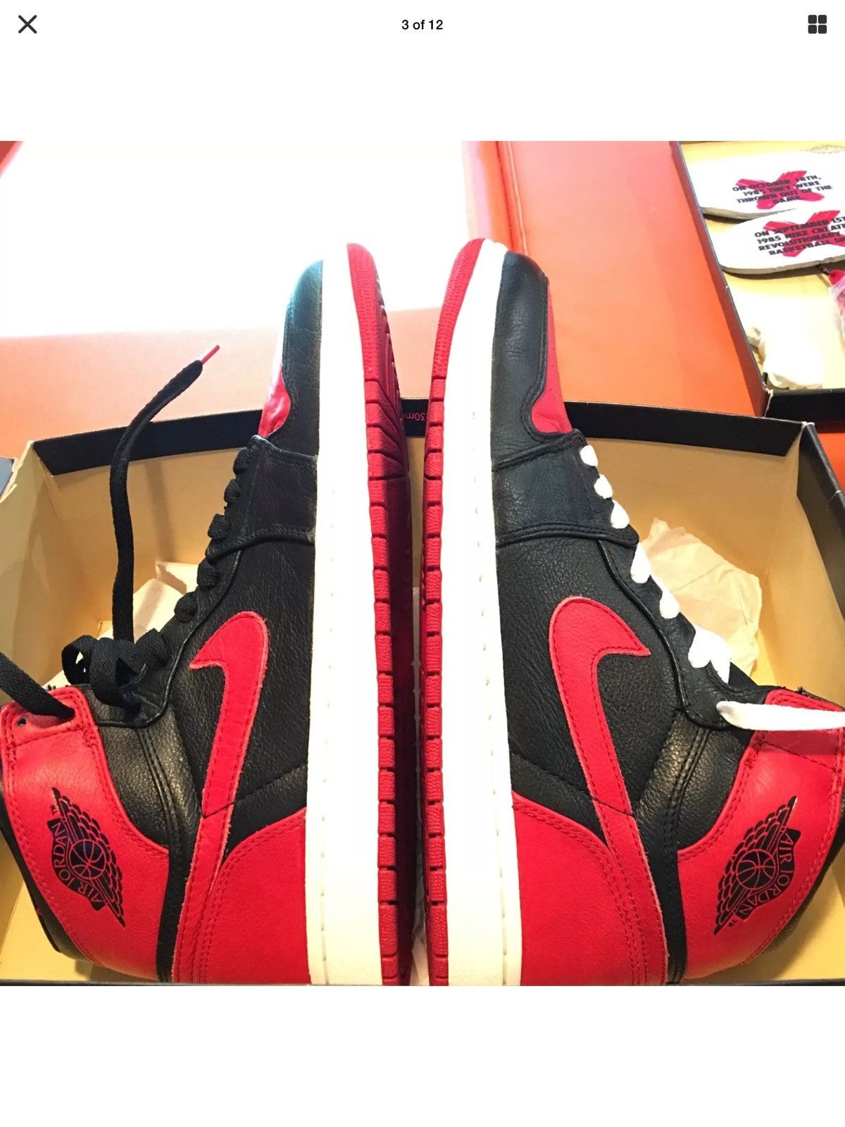 Nike AIR JORDAN 1 Banned OG 2011 DS BNIB Size US 10.5 / EU 43-44 - 2 Thumbnail