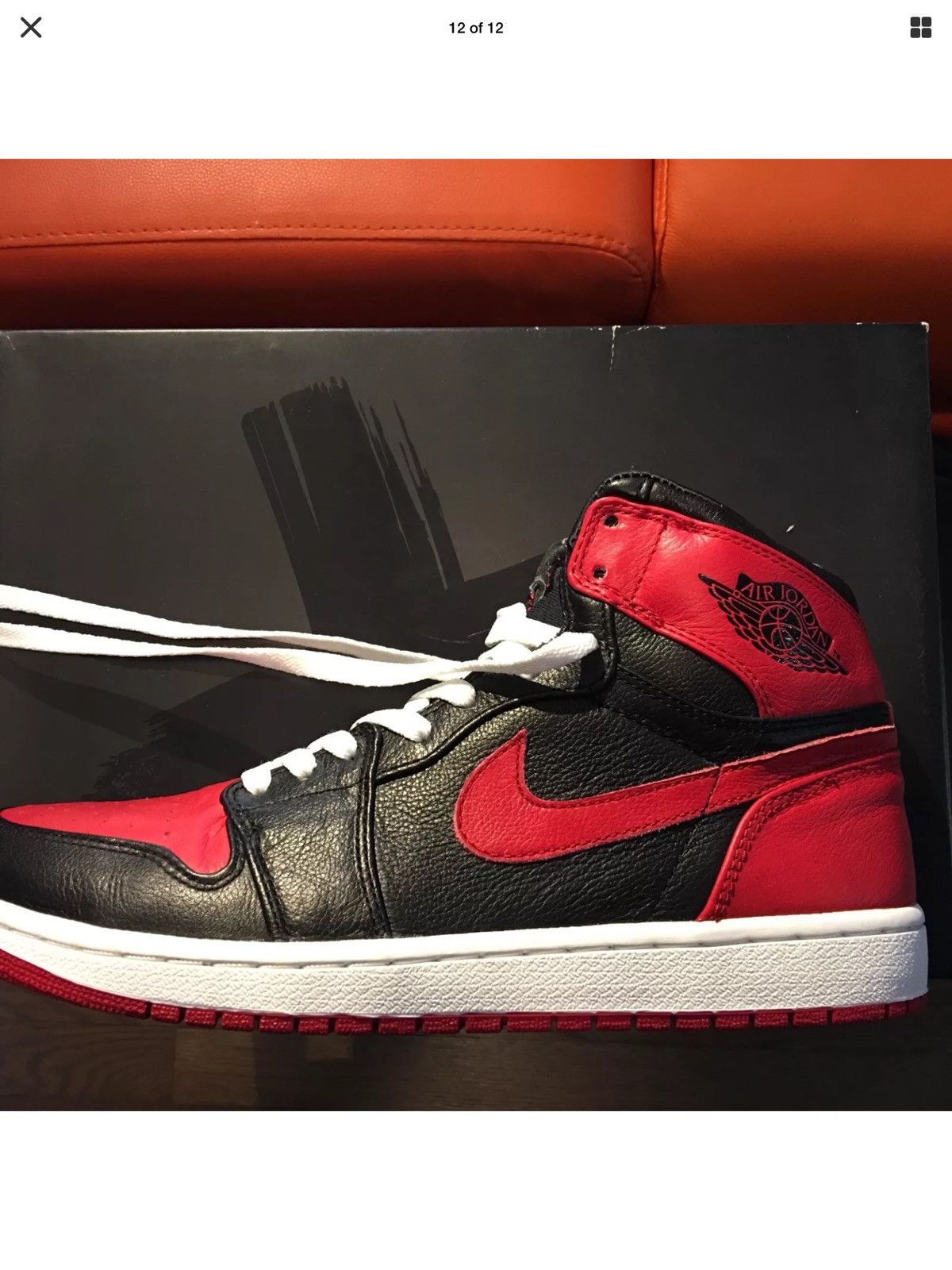 Nike AIR JORDAN 1 Banned OG 2011 DS BNIB Size US 10.5 / EU 43-44 - 11 Thumbnail