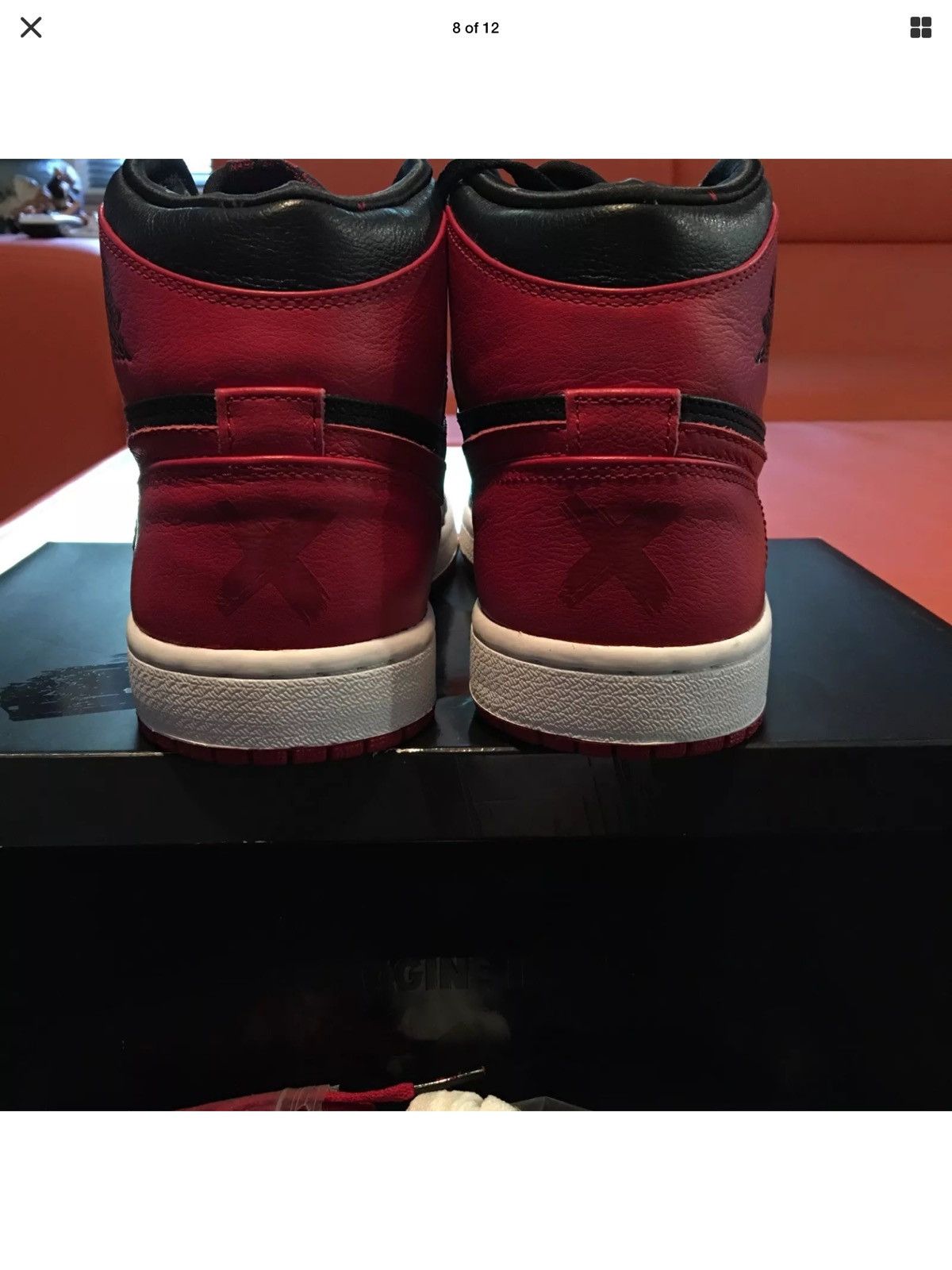 Nike AIR JORDAN 1 Banned OG 2011 DS BNIB Size US 10.5 / EU 43-44 - 8 Thumbnail
