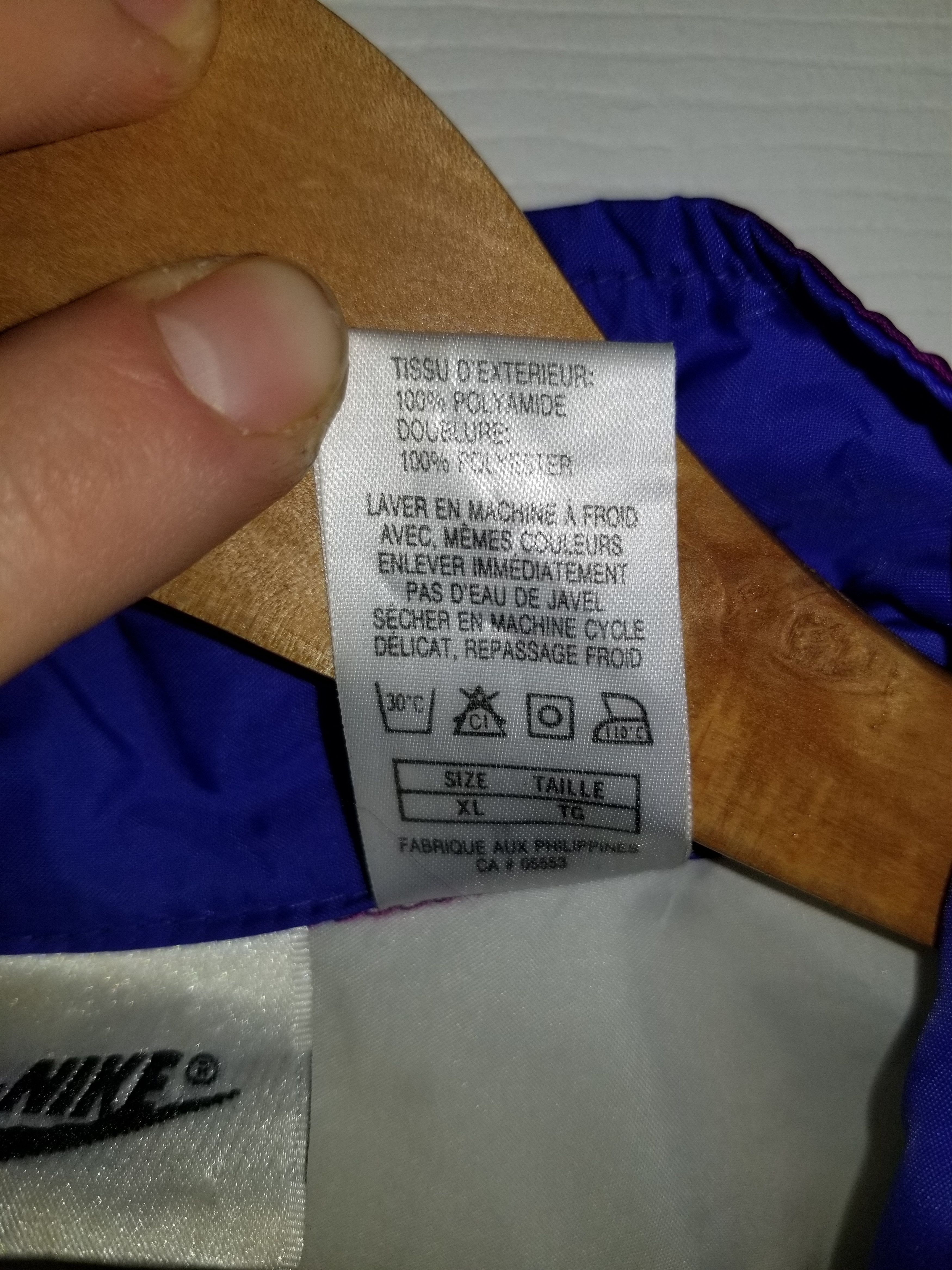 Nike Vintage Nike Logo Zip Up Windbreaker Jacket Size US XL / EU 56 / 4 - 6 Thumbnail