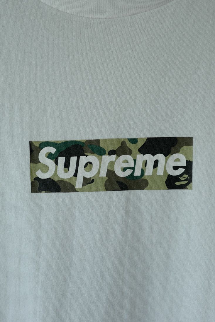 1998 Bape x Supreme Box Logo (Olive Camo)