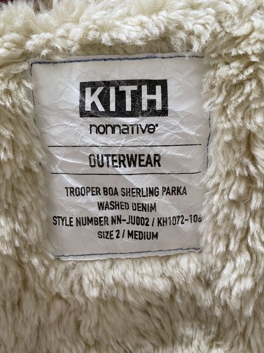 Kith Trooper boa shearling parka | Grailed