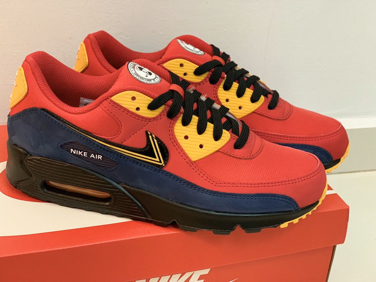 Nike Nike Air Max 90 London Red Navy 2020 Grailed