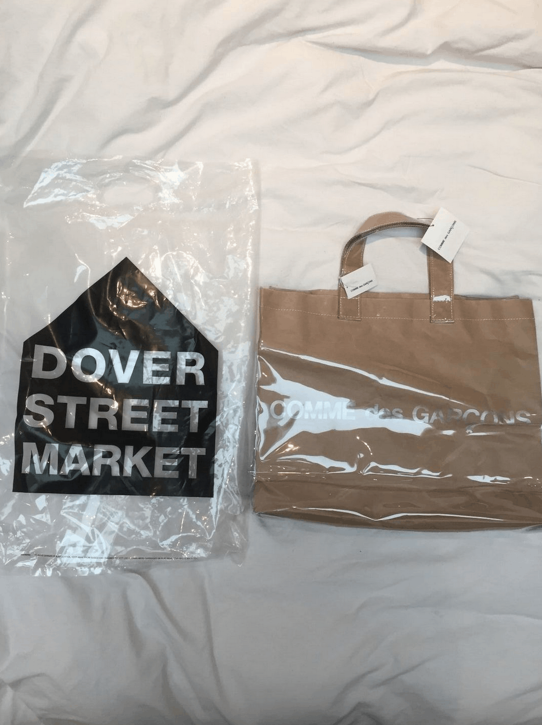 PVC Brown Paper Bag Tote Bag