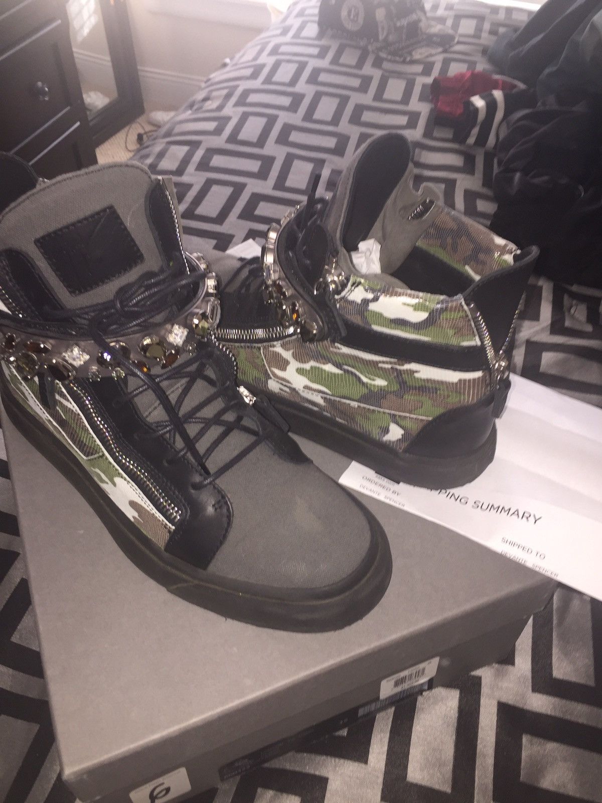 Giuseppe Zanotti Camo Jewel Giuseppe Size US 13 / EU 46 - 1 Thumbnail