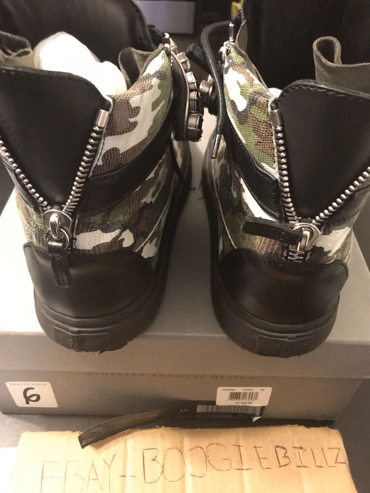 Giuseppe Zanotti Camo Jewel Giuseppe Size US 13 / EU 46 - 4 Thumbnail
