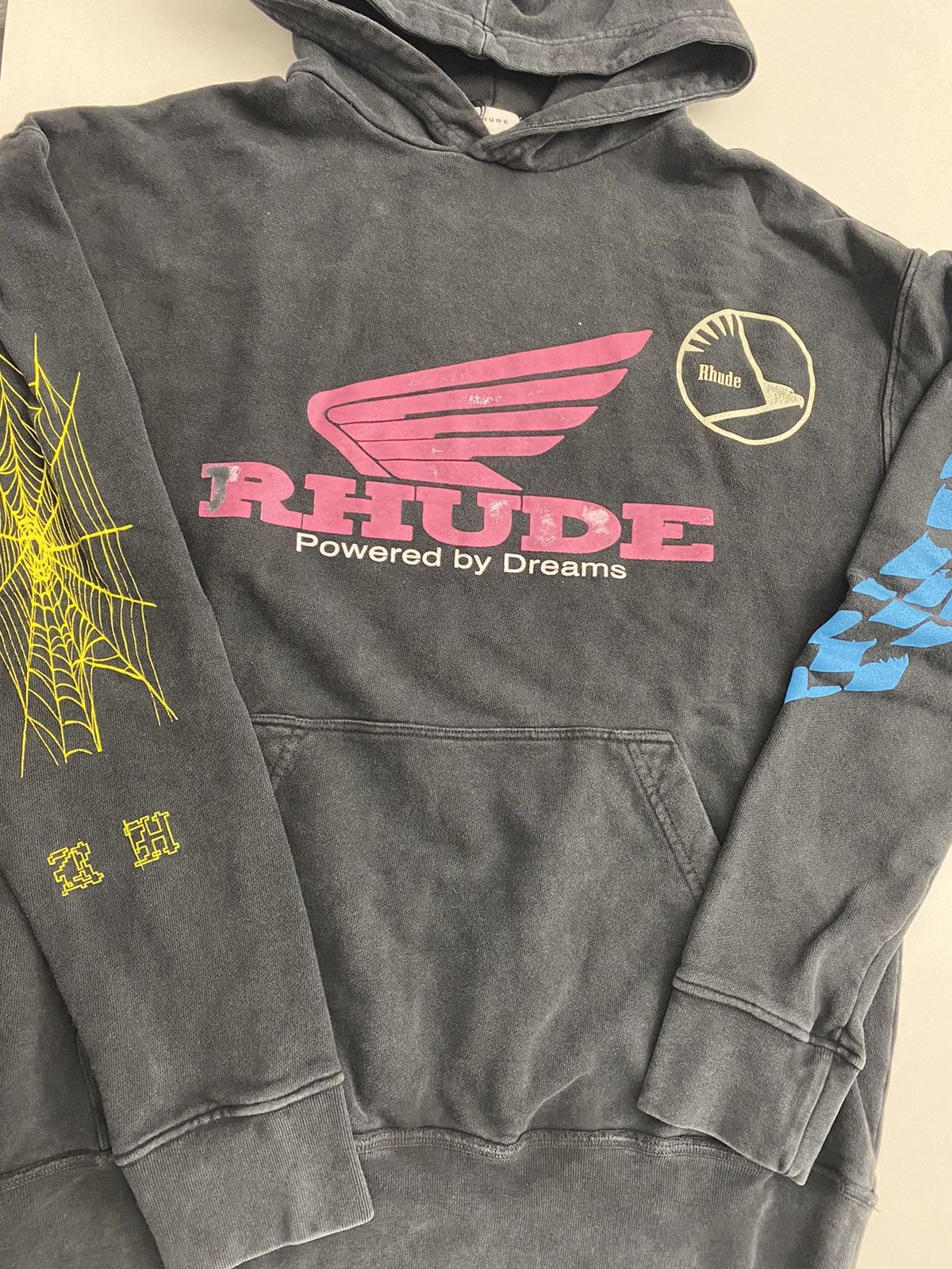 身幅60cmRHUDE Cobra hoodie - orderlunchbox.ae