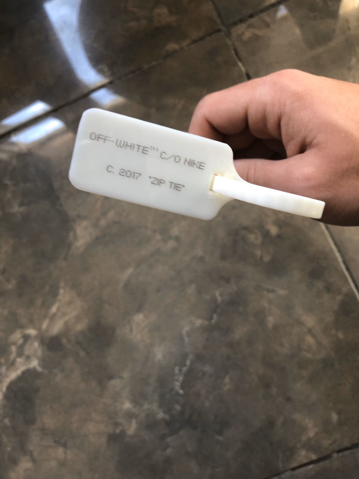 OffWhite Off white zip tie Grailed