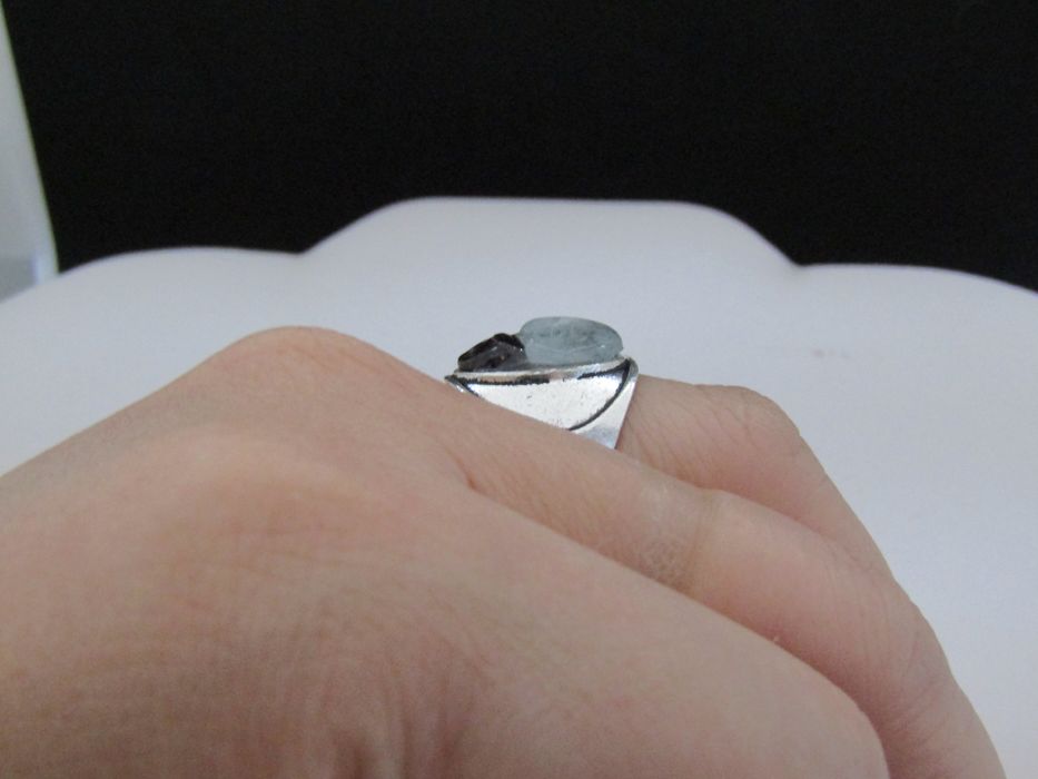 Handmade Quartz Crystal Tibetan Silver Ring - Size 7.5 Size ONE SIZE - 4 Preview