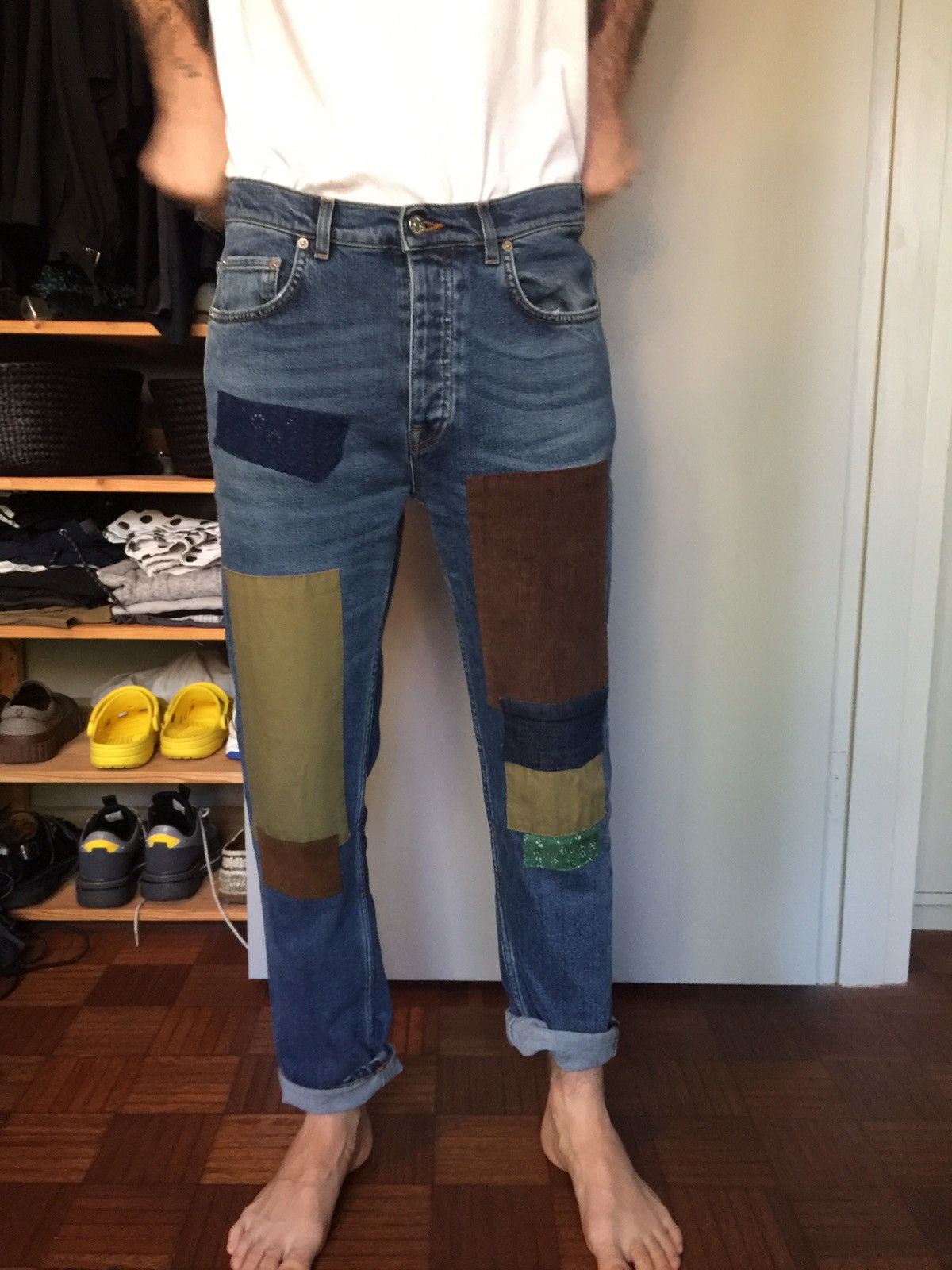 Patchwork Blue Denim