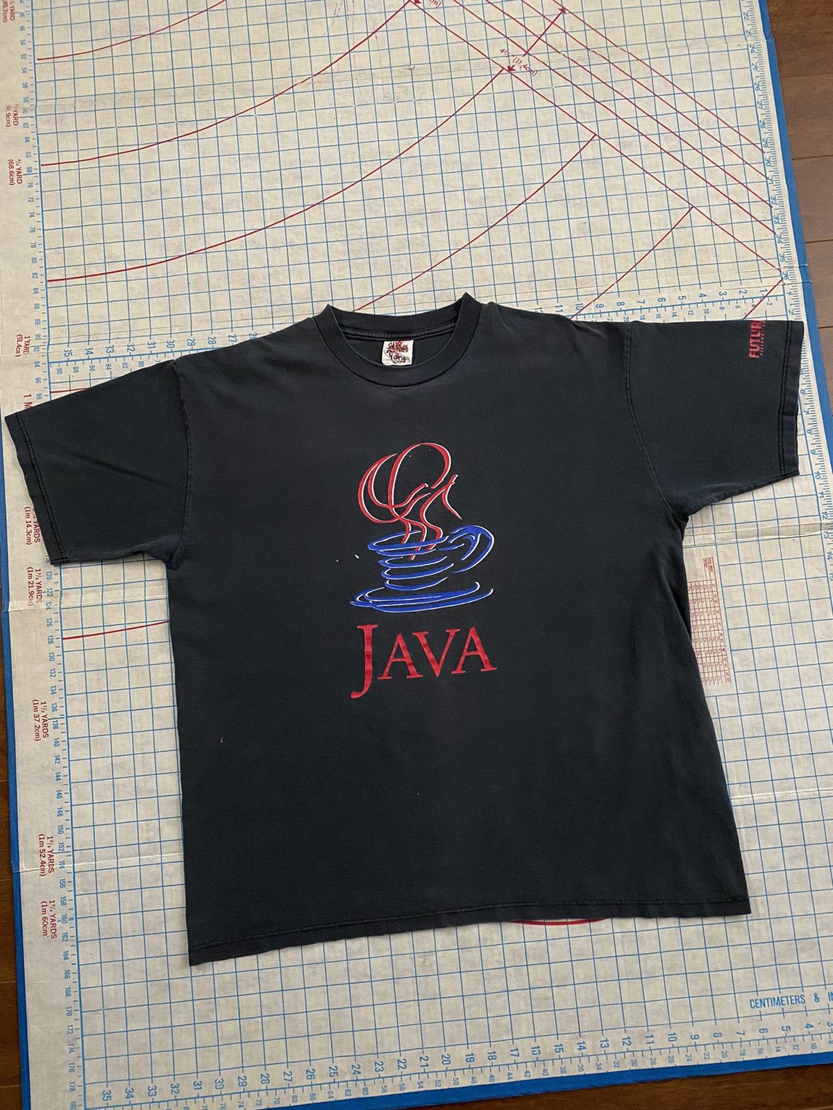 Other × Vintage Faded Black Java Programming Language Tee | Grailed