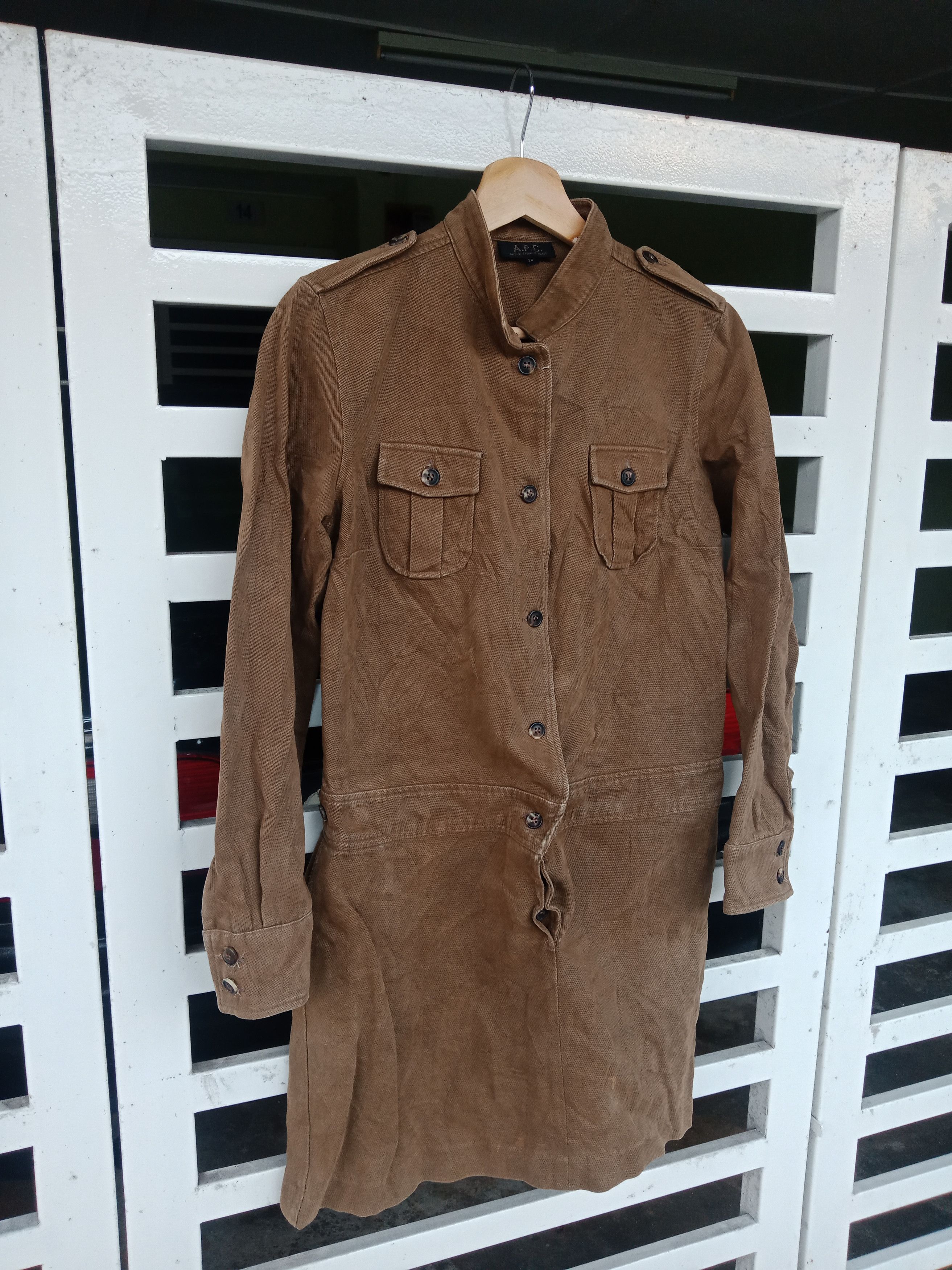 A.P.C. A.P.C Army Long Jacket Size S / US 4 / IT 40 - 4 Thumbnail