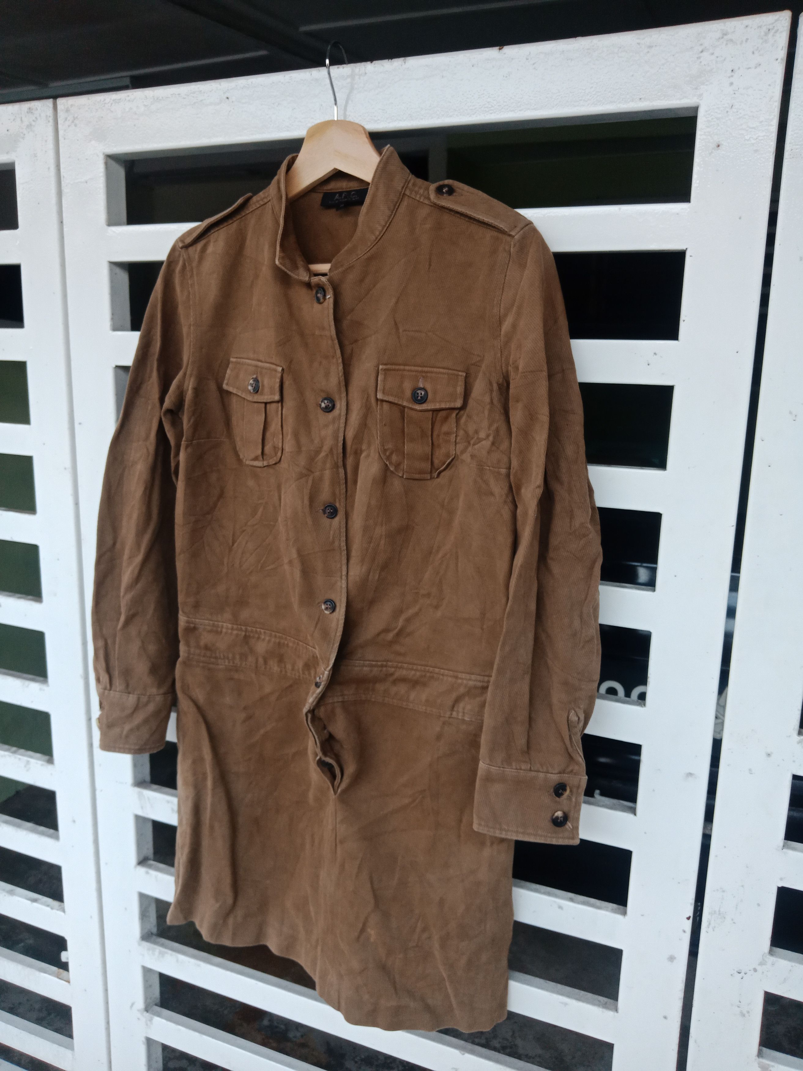A.P.C. A.P.C Army Long Jacket Size S / US 4 / IT 40 - 3 Thumbnail