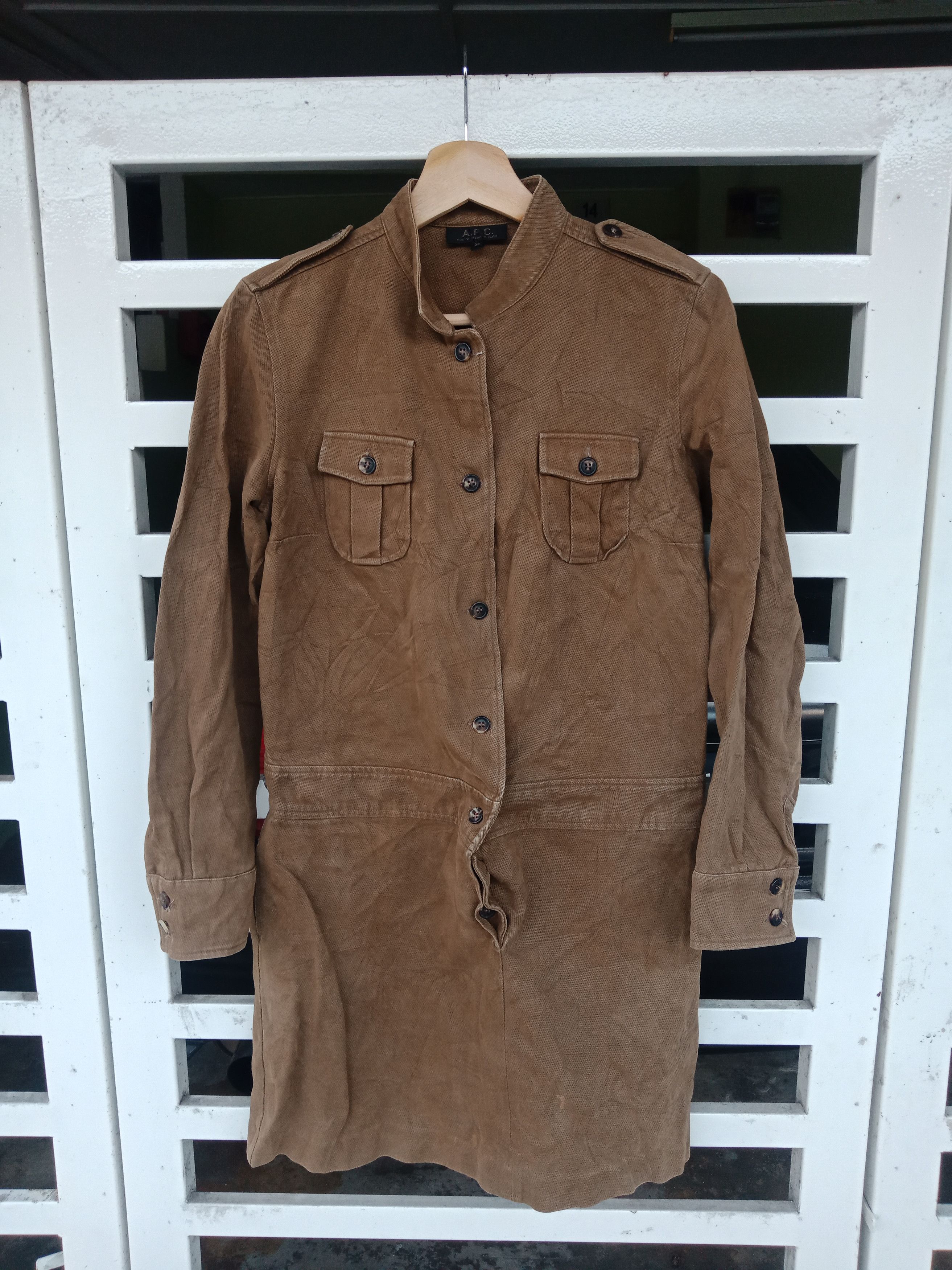 A.P.C. A.P.C Army Long Jacket Size S / US 4 / IT 40 - 1 Thumbnail