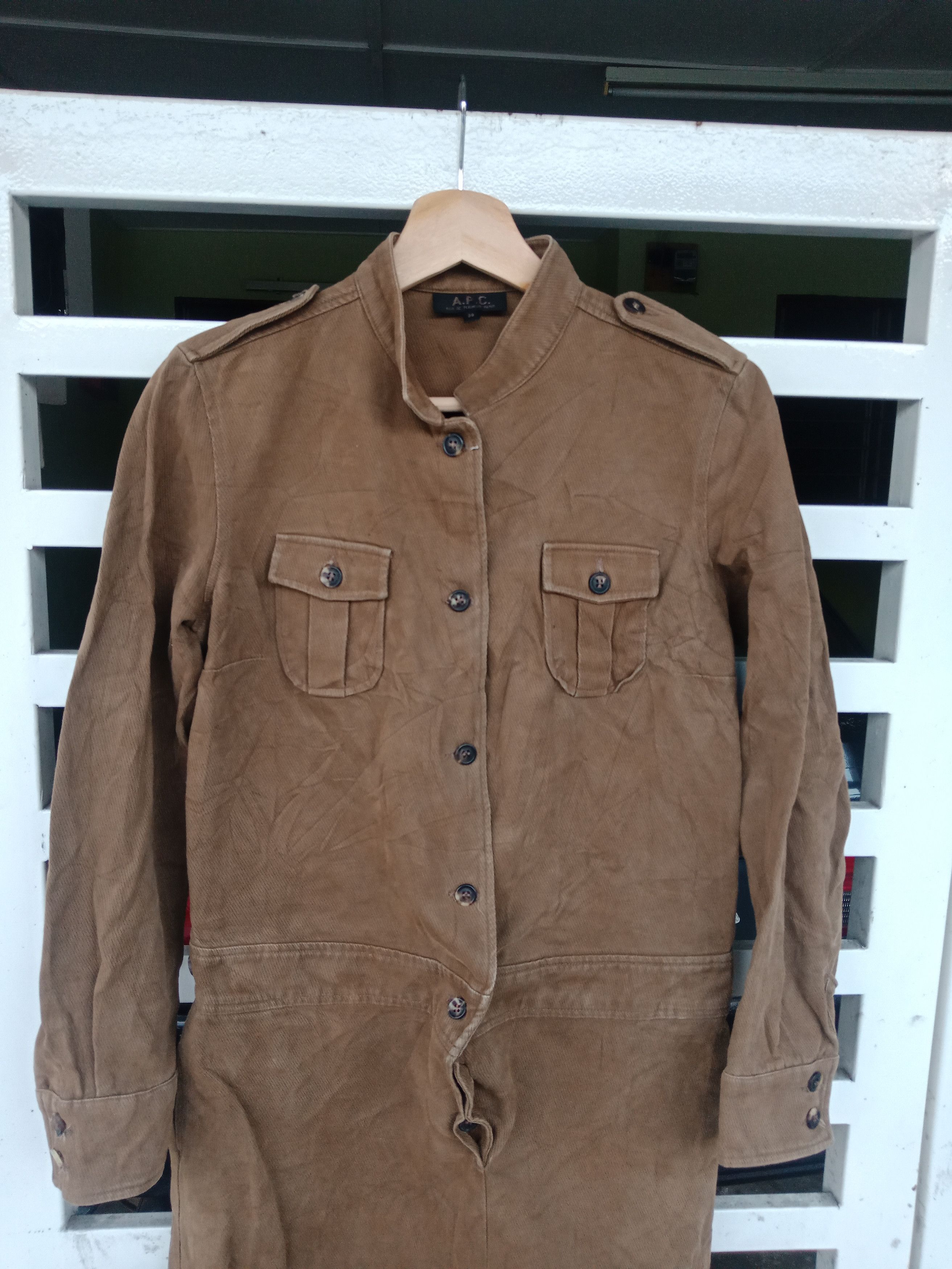 A.P.C. A.P.C Army Long Jacket Size S / US 4 / IT 40 - 7 Thumbnail