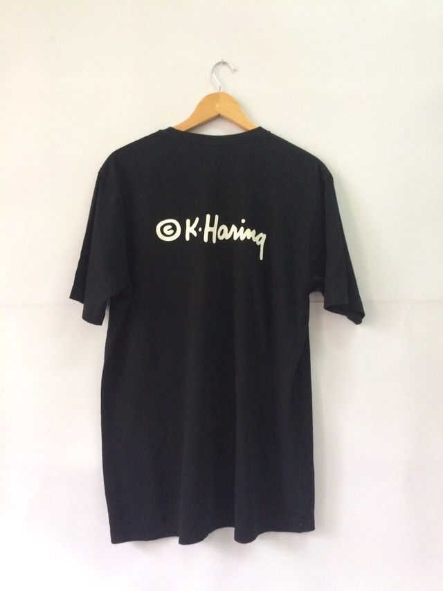 Keith Haring Rare🔥Keith Haring Design caper Japan Tshirts Size US L / EU 52-54 / 3 - 3 Thumbnail