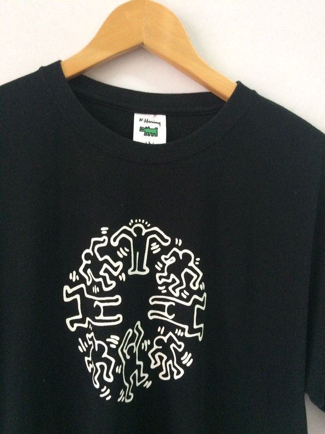 Keith Haring Rare🔥Keith Haring Design caper Japan Tshirts Size US L / EU 52-54 / 3 - 2 Thumbnail