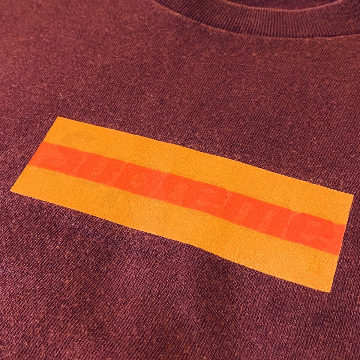 Supreme SUPREME 2000 GUCCI BOX LOGO BURGUNDY TEE T SHIRT L Size US L / EU 52-54 / 3 - 3 Thumbnail