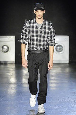 Kris Van Assche Kris Van Assche Black Plaid Shirt - Small (46) - Fall2008 Size US S / EU 44-46 / 1 - 2 Thumbnail